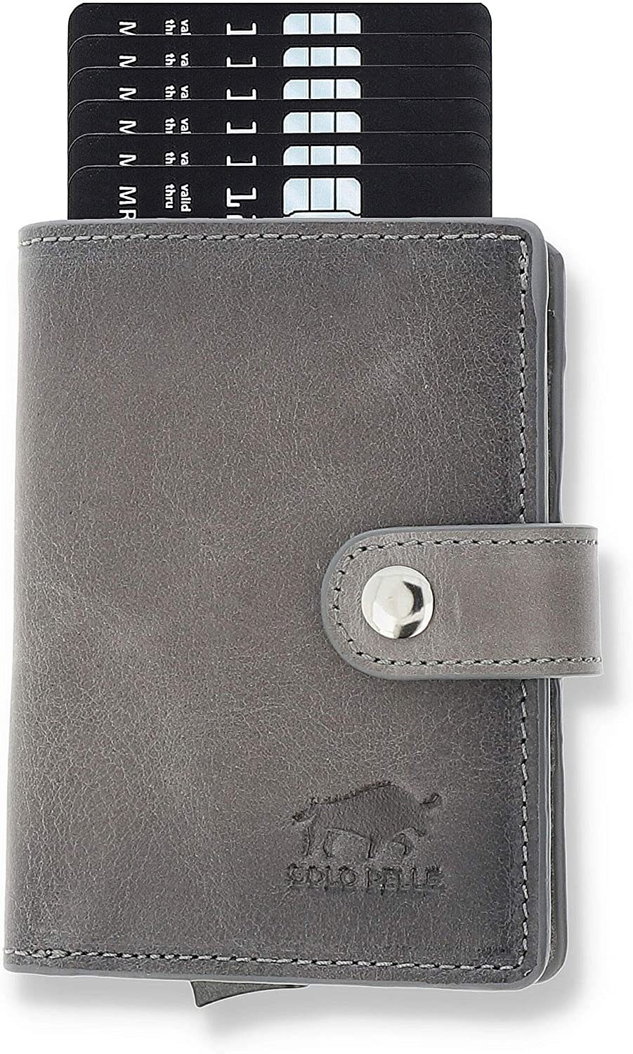 Solo Pelle Mini Geldbörse Q-Wallet Leder günstig online kaufen