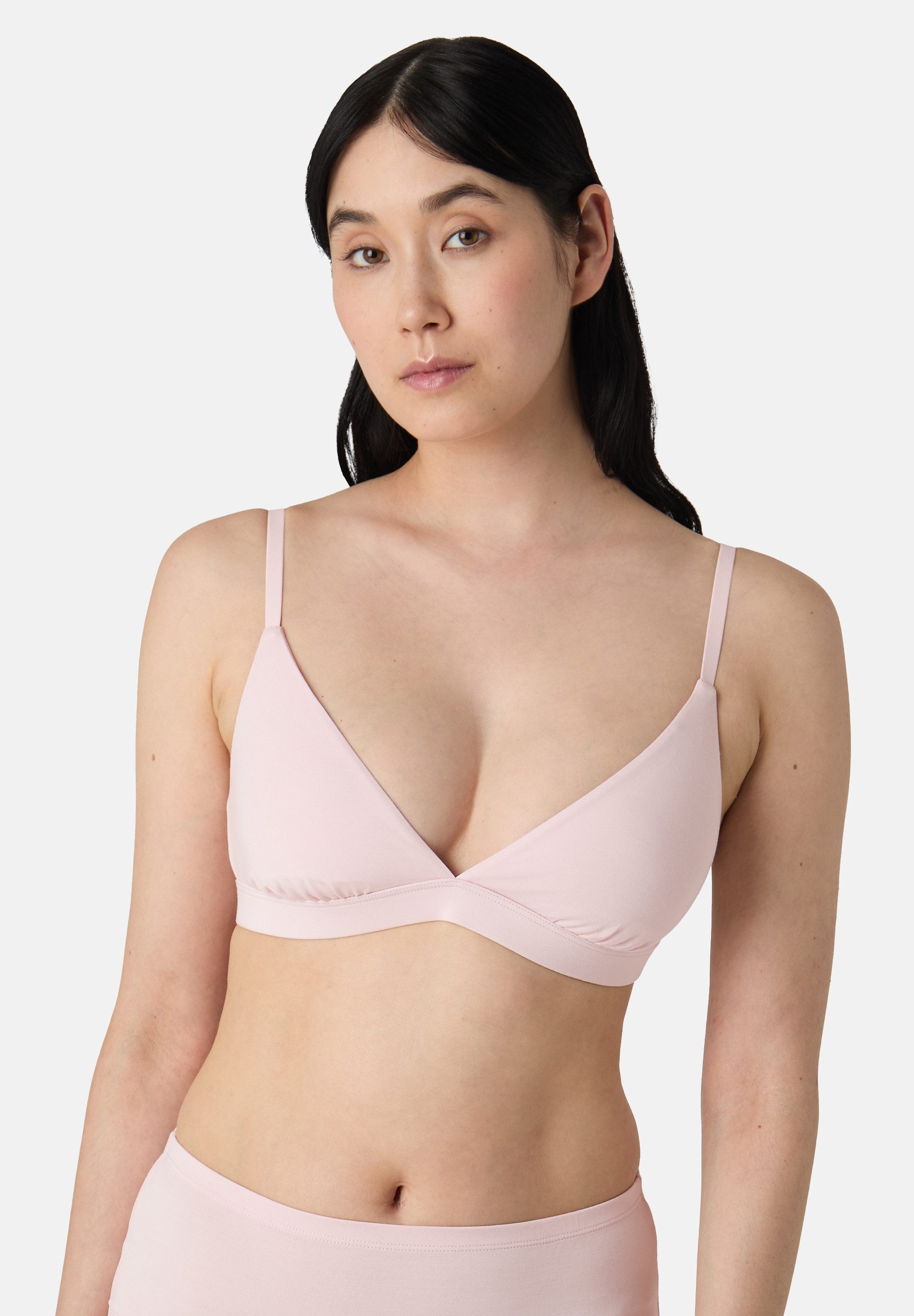 Les Lunes Bralette RORYY Triangle Bralette Bambusviskose, weich, atmungsaktiv, Lingerie, Unterwäsche