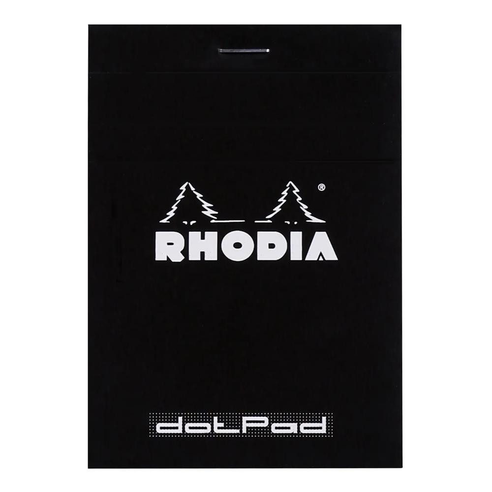 Notizblock Rhodia DotPad Rhodia 85x120 80Bl schwarz