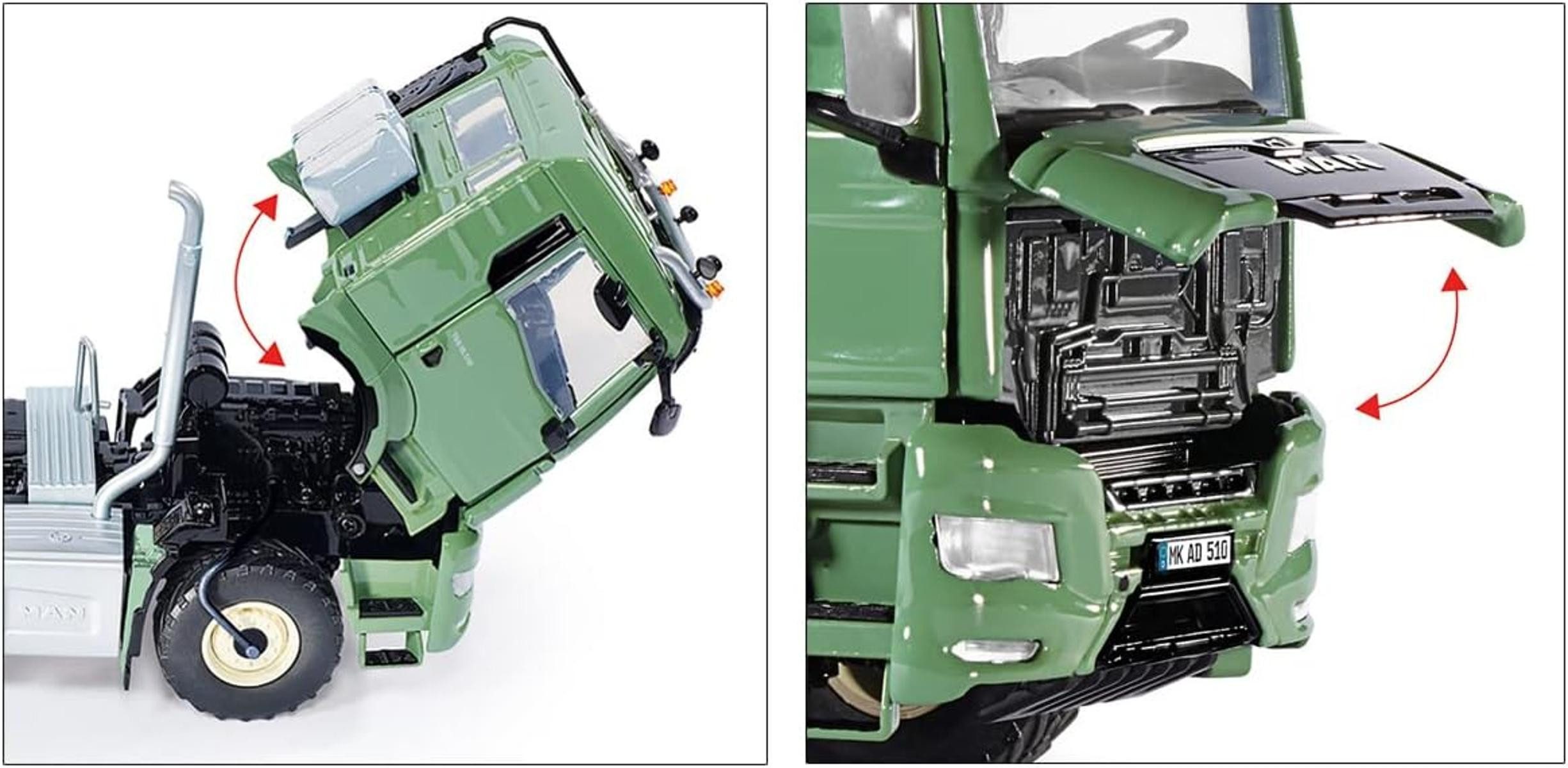 Wiking Modellauto WIKING 077650 MAN TGS 18.510 4x4 BL 2-Achs Zugmaschine LKW 1:32