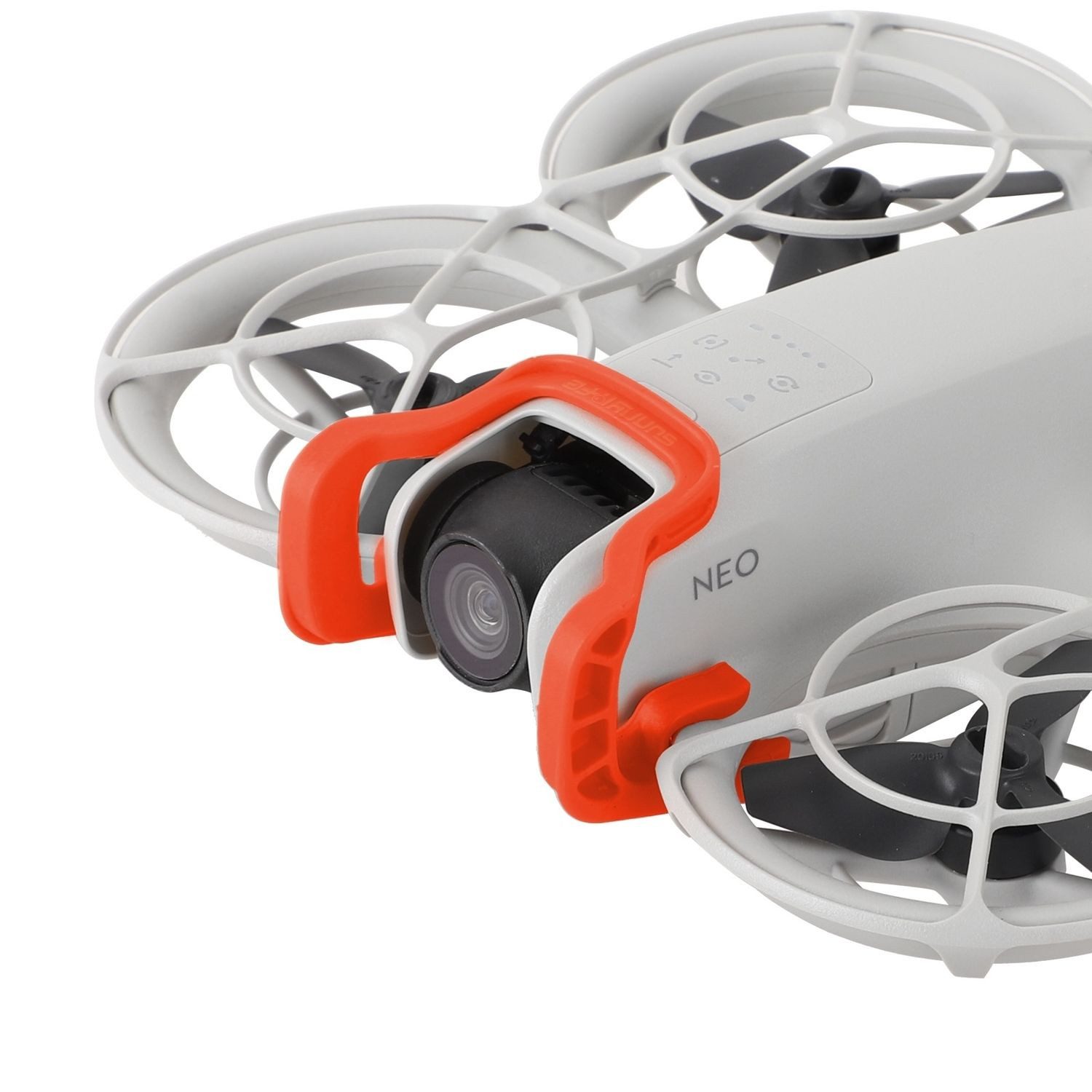 Wigento Für DJI Neo Drohne Gimbal Bumper Anti Stoß Kollision Schutz Gear Rot Zubehör Drohne