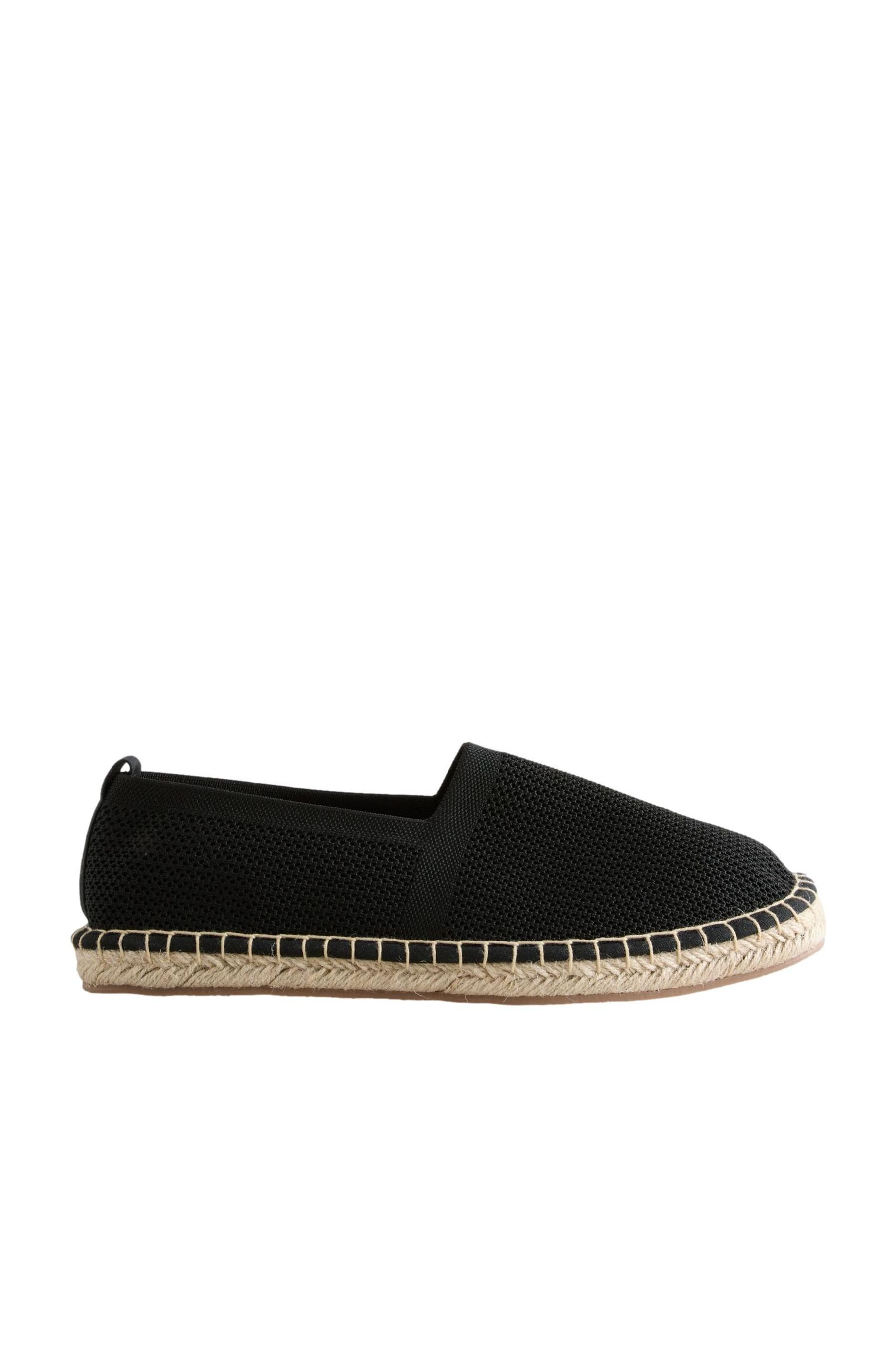 Next Bequeme Espadrilles mit Strick und Stretch Espadrille
