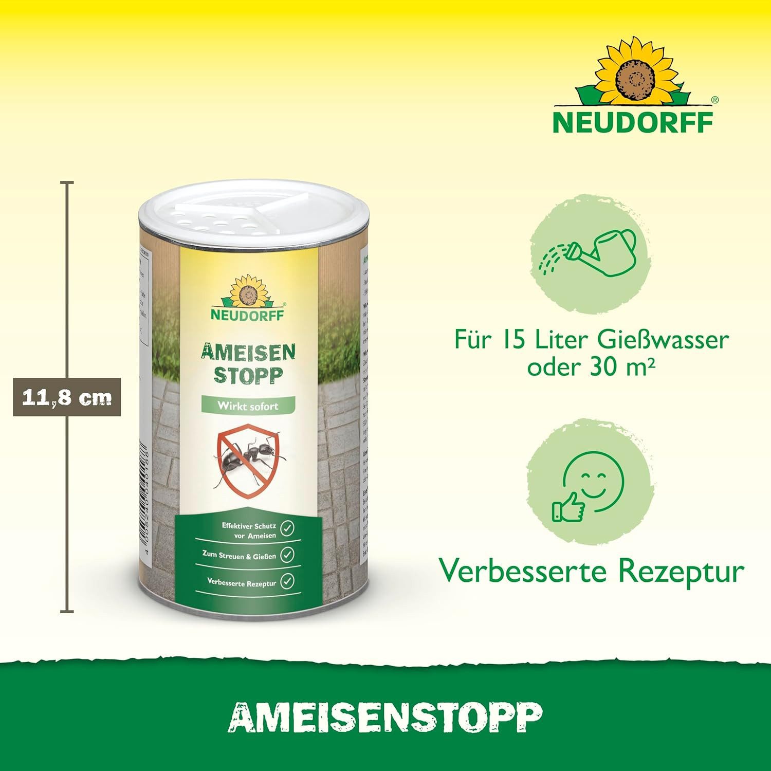 Neudorff Tierabwehrspray AmeisenStopp Ameisenstreumittel 300g, 1-St., mit Sofortwirkung schützt effektiv gegen Ameisen rund ums Haus