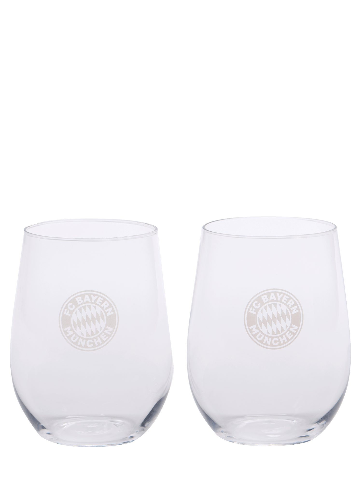 FC Bayern München Gläser-Set FC Bayern München Wasserglas 2er-Set I Fußball, Glas