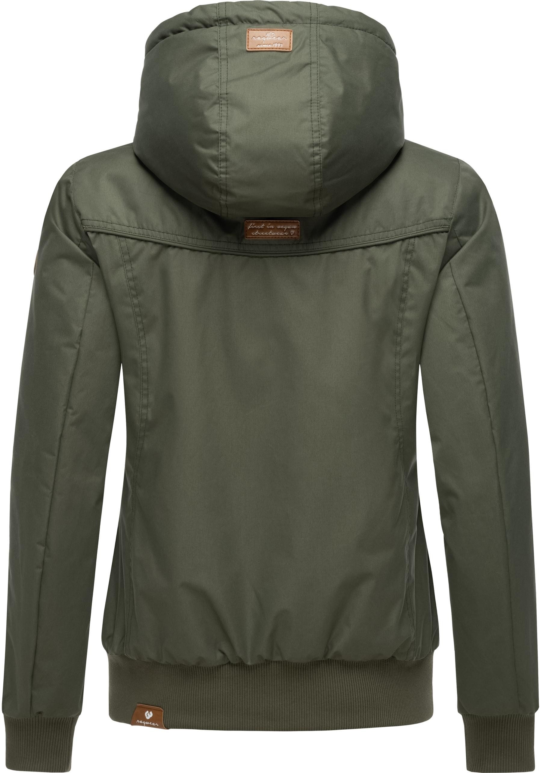 Ragwear Winterjacke Jotty Winter stylische Outdoorjacke mit abnehmbarer Kapuze