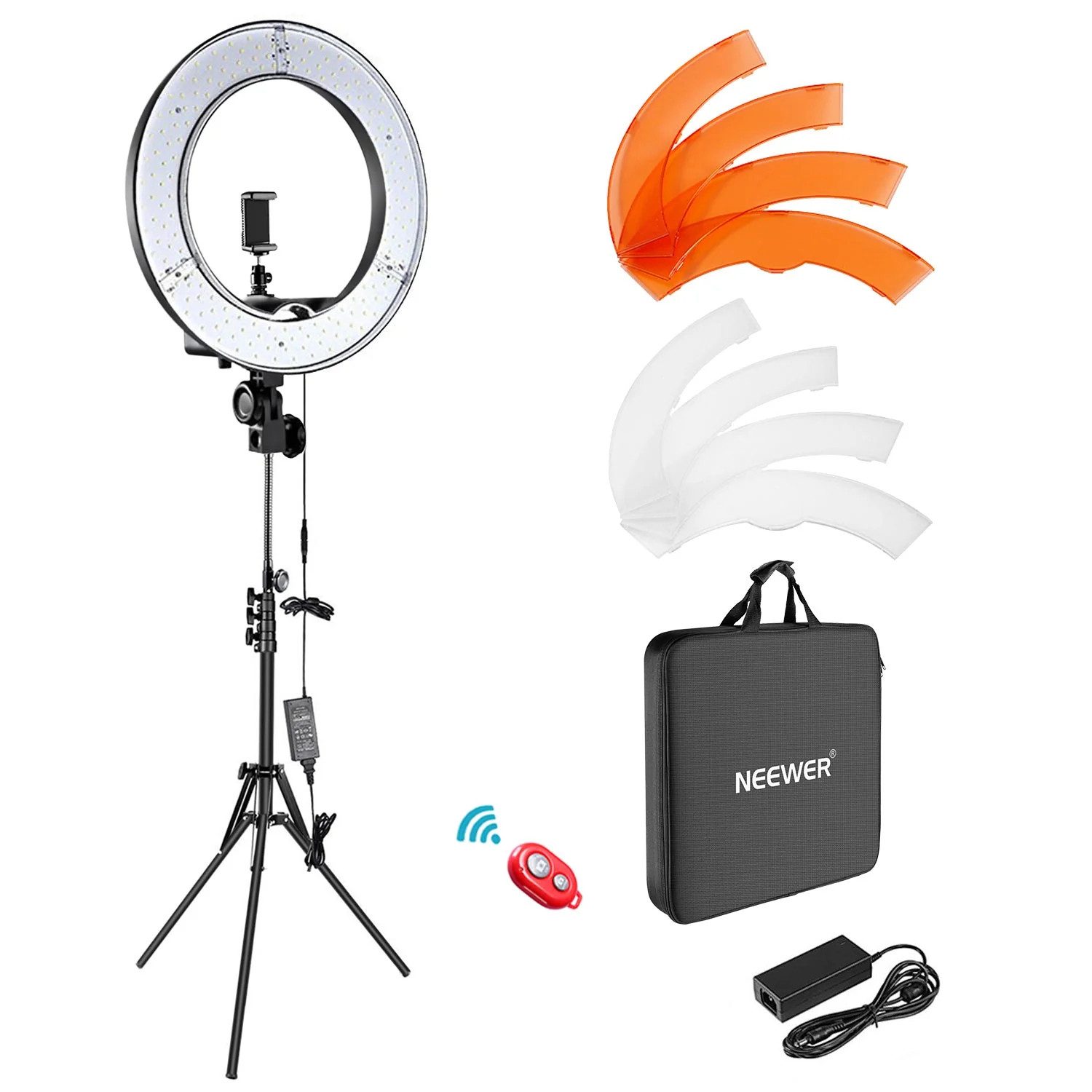 Neewer Videoleuchte Neewer Ringlicht RL-18 LED-Leuchte, Bi-Color LED Ringlicht mit 18 Zoll Durchmesser