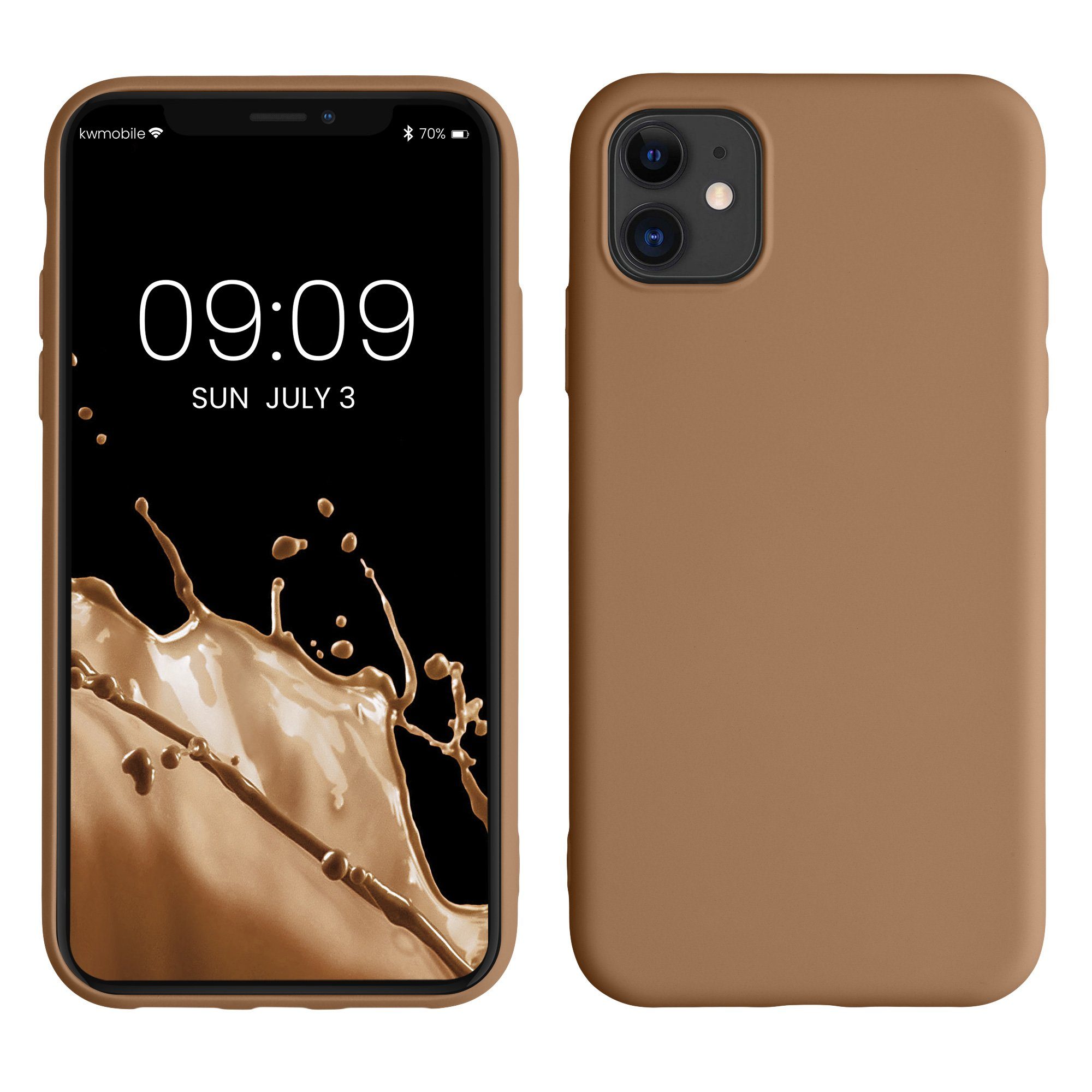 kwmobile Handyhülle Slim Case für Apple iPhone 11, Hülle Silikon Handy - Handyhülle gummiert