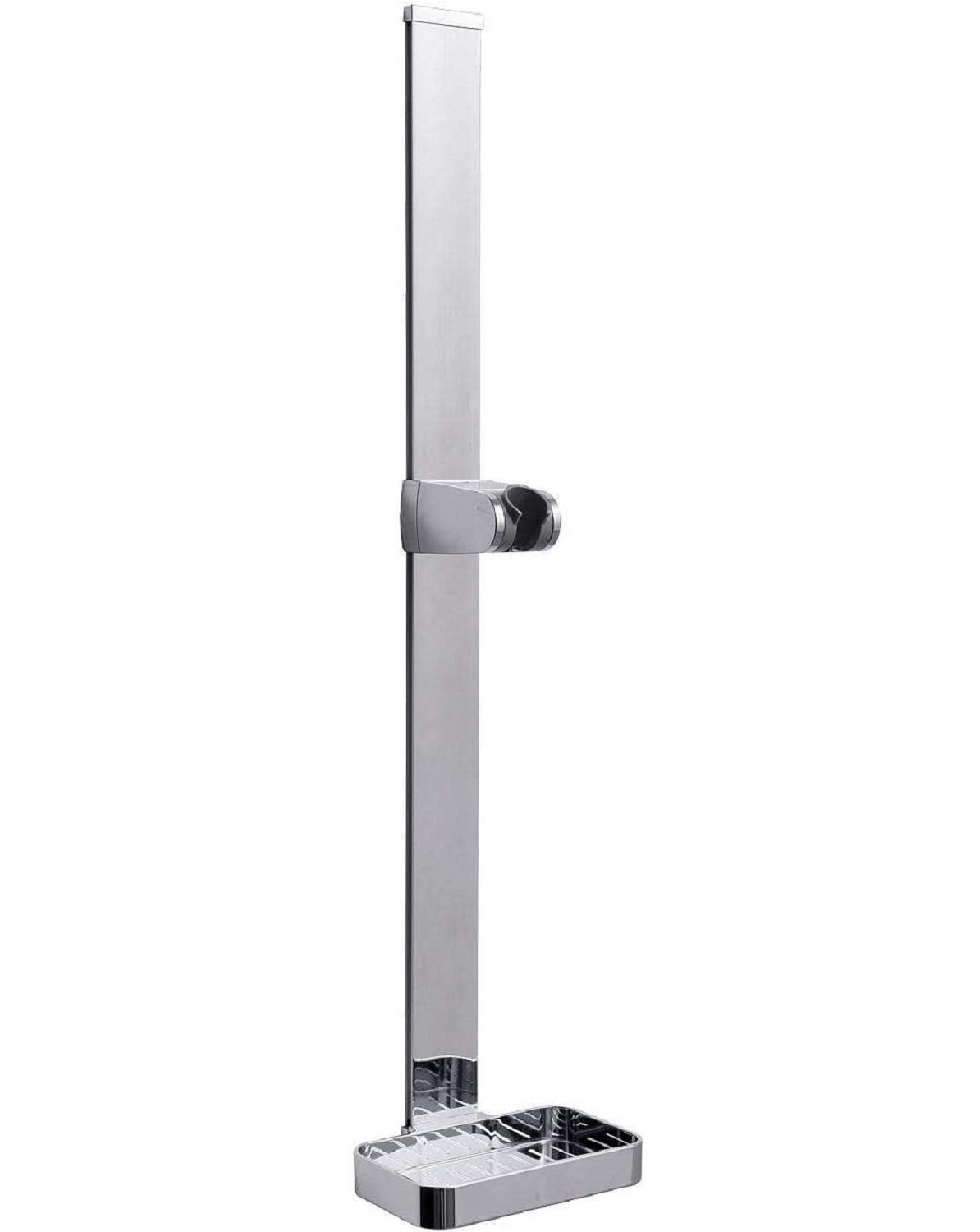 Euroshowers GmbH Duschbrause Duschstange ohne Bohren mit Duschkopf 3M Klebemontage Chrom, Zum Kleben