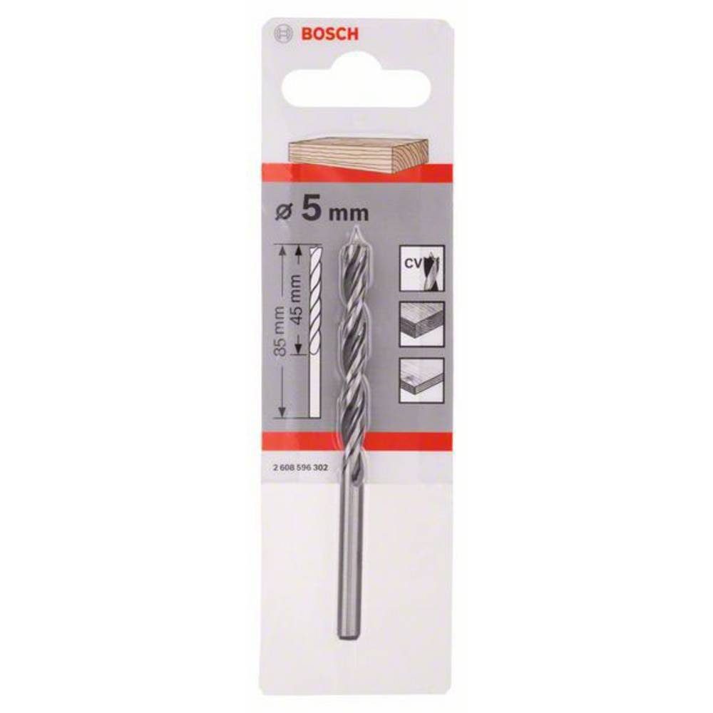 Thumbnail - BOSCH Holzbohrer Holzspiralbohrer Standard, 5 x 52 x 86 mm, d 5 mm