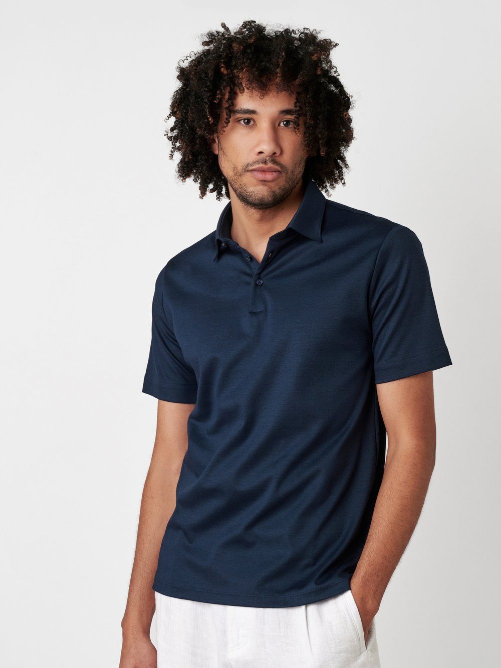 DESOTO Poloshirt Jerseypolo Essential Kent halbarm Flexibler Stretch