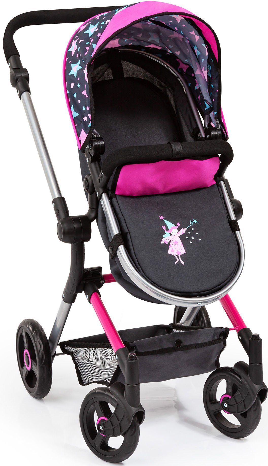 Bayer Kombi-Puppenwagen Vario, blau, mit Wickeltasche günstig online kaufen