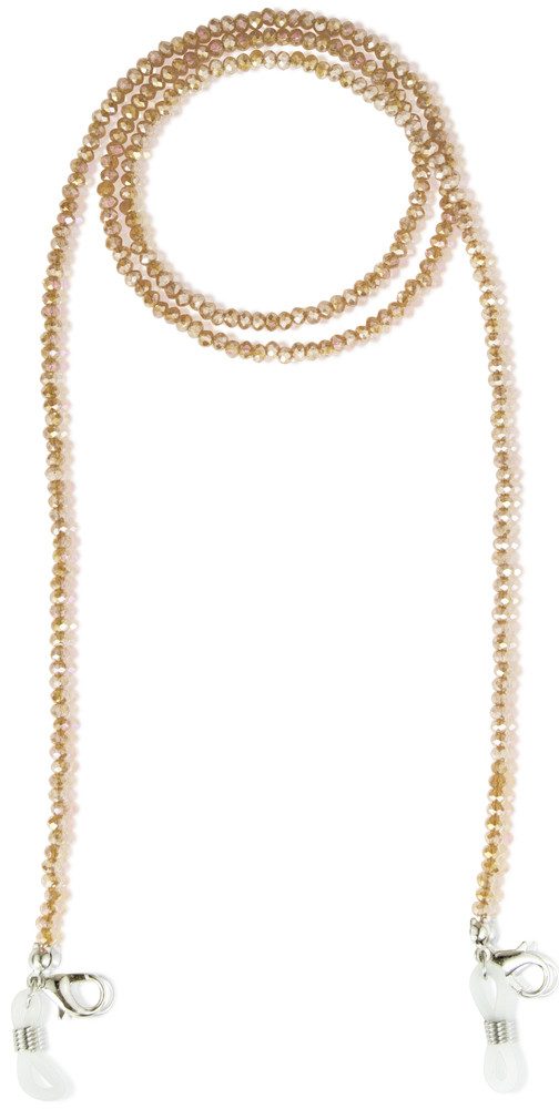 Trachtenland Brillenband Brillenkette Maskenkette mit Glaskristallperlen -