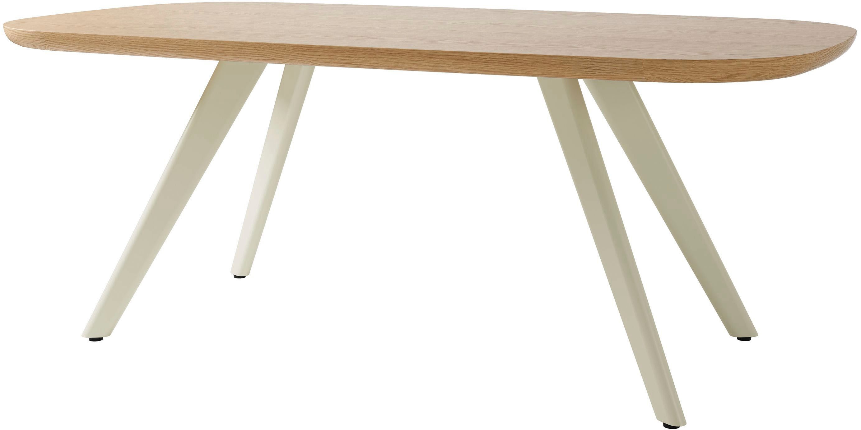SCHÖNER WOHNEN-Kollektion Esstisch LARVIK (1-St), in 160 cm oder 200 cm mit abgerundeter Kante