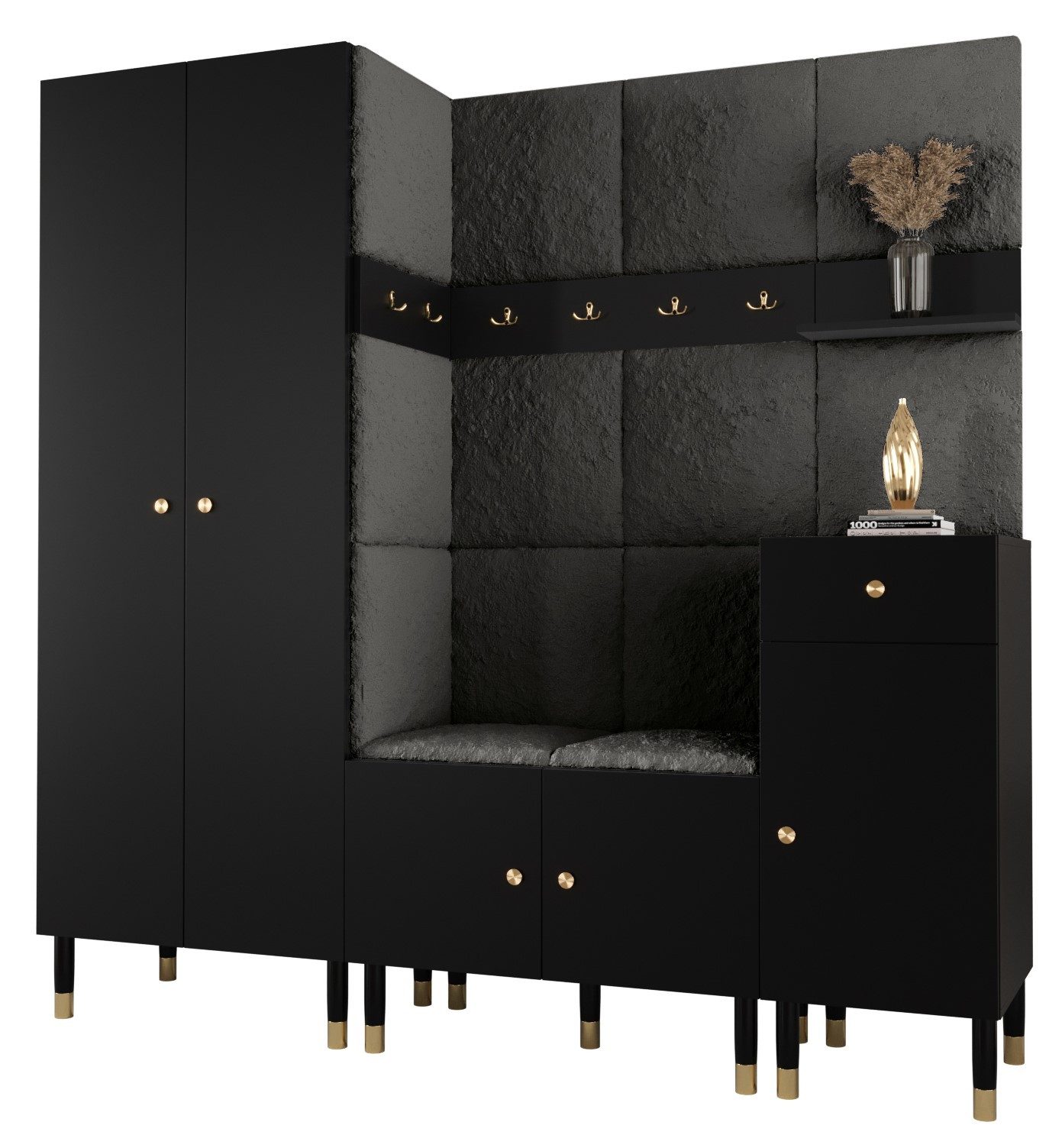 ABIKS MÖBEL Kompaktgarderobe PALERMO Set 1 günstig online kaufen