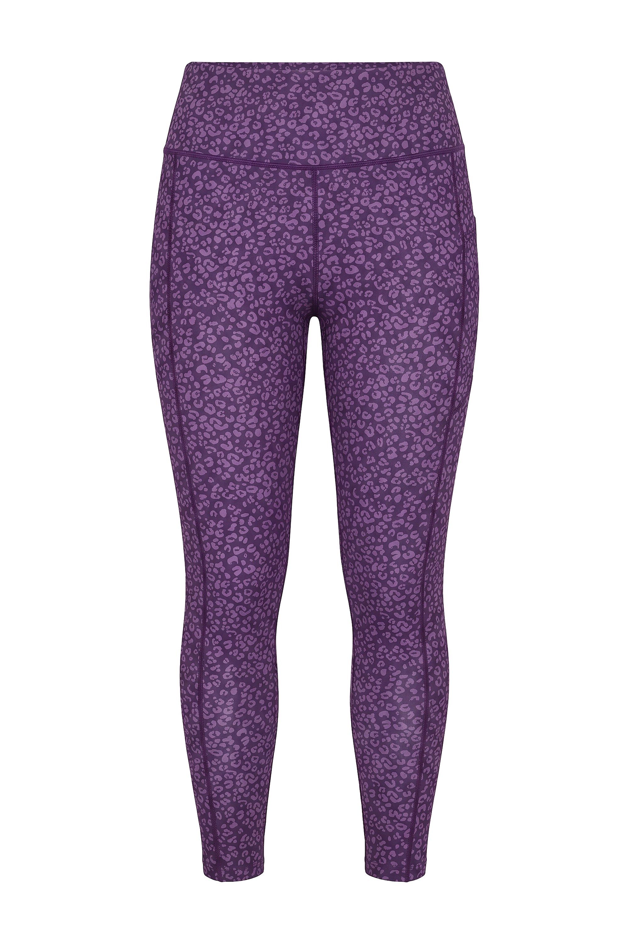 Studio Untold Leggings Sport-Tights knöchellang Leo High Waist