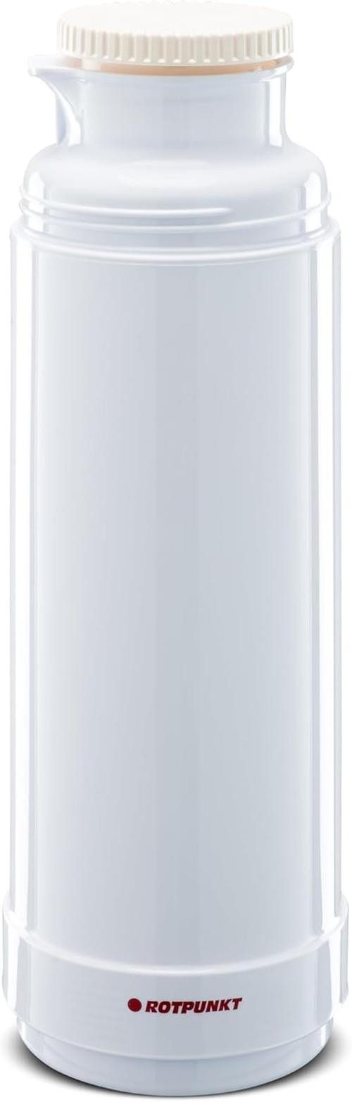 ROTPUNKT Thermoflasche Isolierflasche 0,75 ltr. auslaufsicher I Glaseinsatz I BPA-Frei