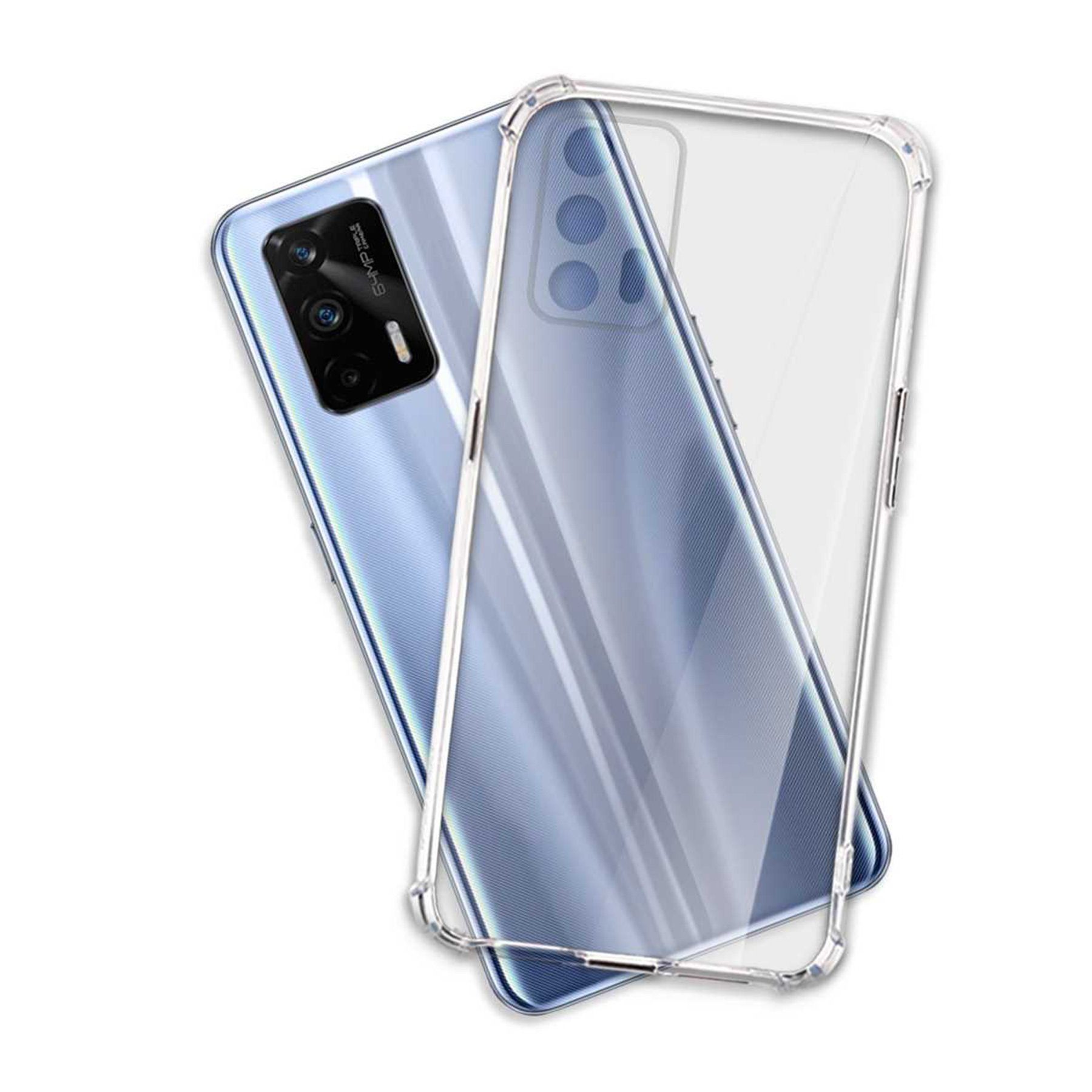 mtb more energy Smartphone-Hülle Clear Armor Case für Realme GT 5G (RMX2202), Transparente TPU Schutzhülle Case Backcover mit Anti-Shock Verstärkung