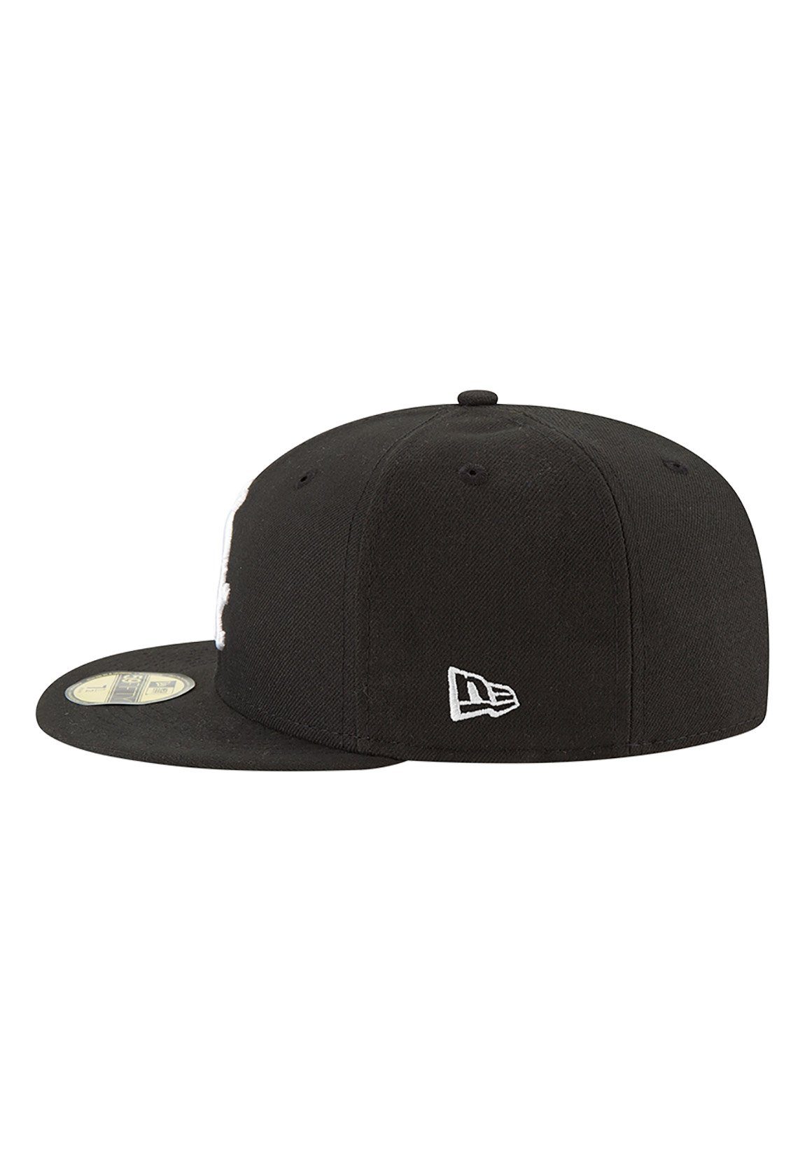 WHITE 59Fifty Cap Cap Weiß New Era Schwarz Authentics New Fitted CHICAGO SOX Era Fitted