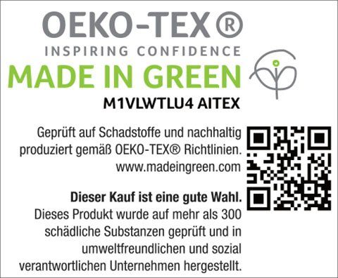 Kissenbezüge Sofia Kissenbezug, geeignet Stück) & (2 OEKO-TEX® zertifiziert, im Leonique Winter Sommer, grau/schwarz