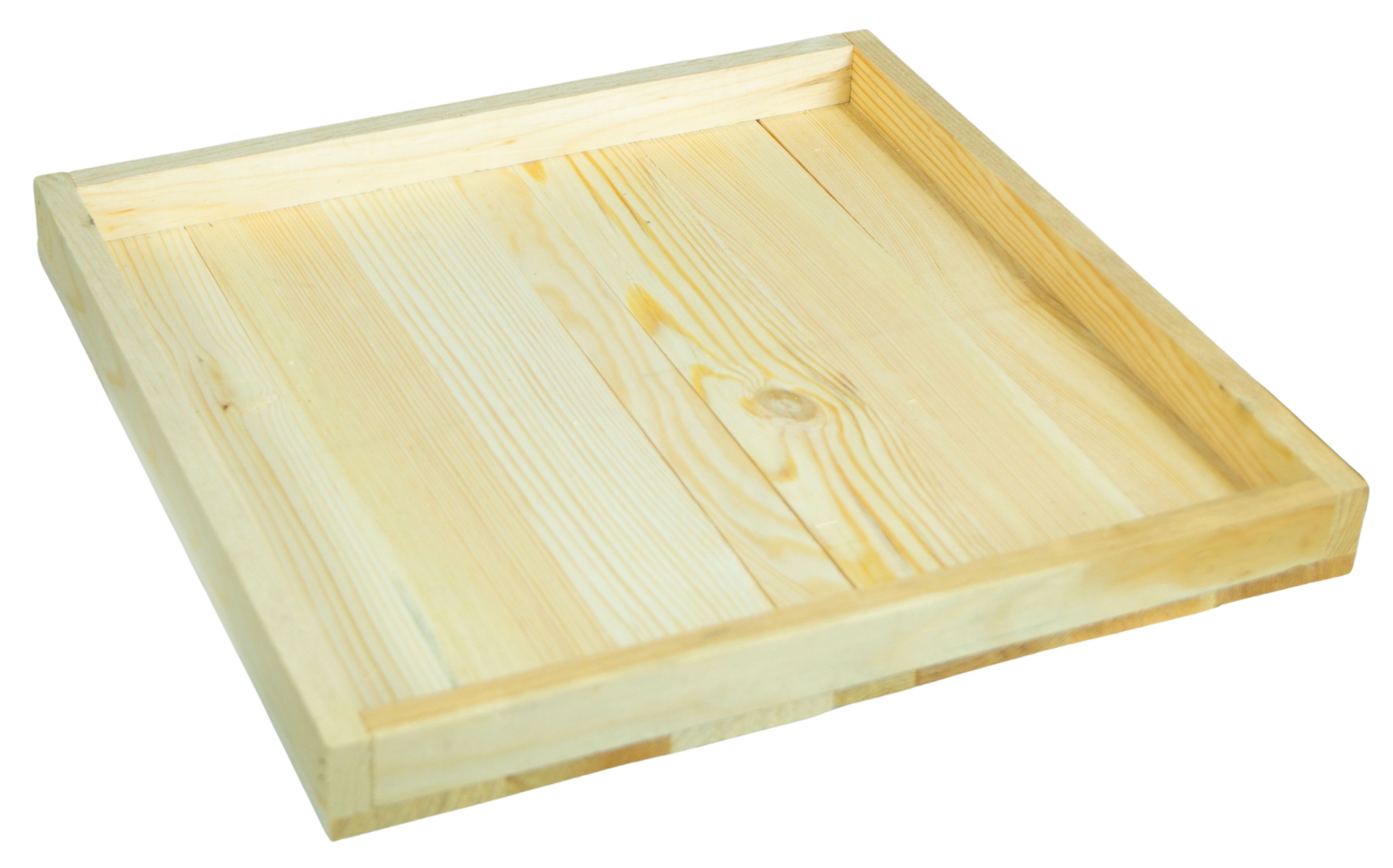 Kistenkolli Altes Land Allzweckkiste Dekotablett-Set Karla 5 Holzkisten 40x40cm 8cm Höhe (Spar-Set)