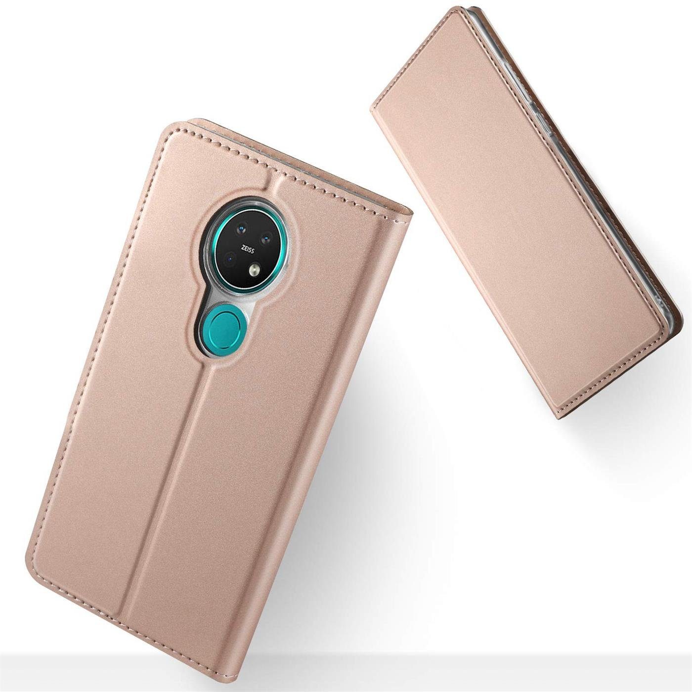 CoolGadget Handyhülle Klapptasche Wallet Kartenfach für Nokia 7.2 6,3 Zoll, Ultra Slim Flip Case Hülle Klapphülle Cover Schutzhülle