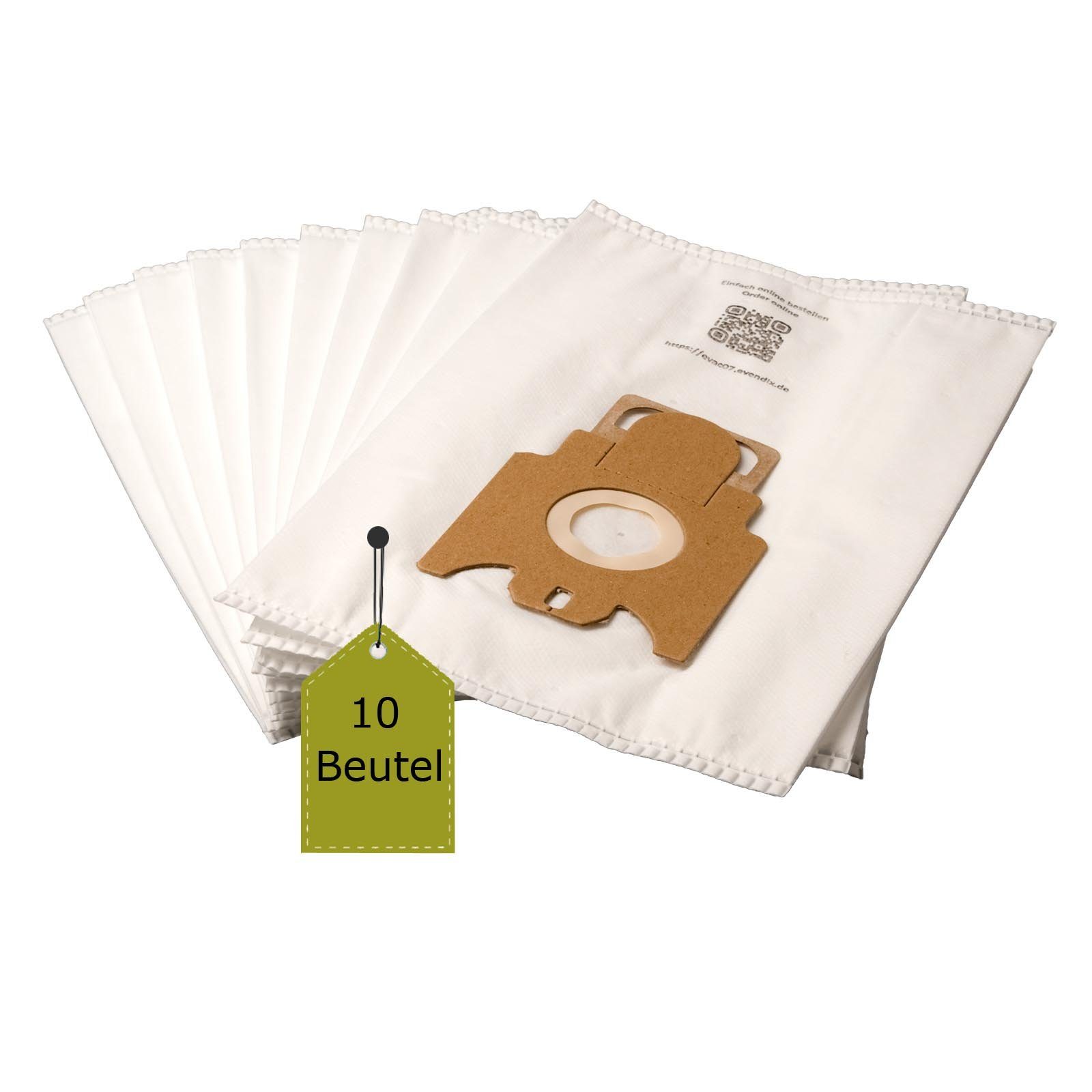 eVendix Staubsaugerbeutel 10 Staubsaugerbeutel ähnlich MENALUX 3101, passend für MENALUX, 10 St., MENALUX 3101