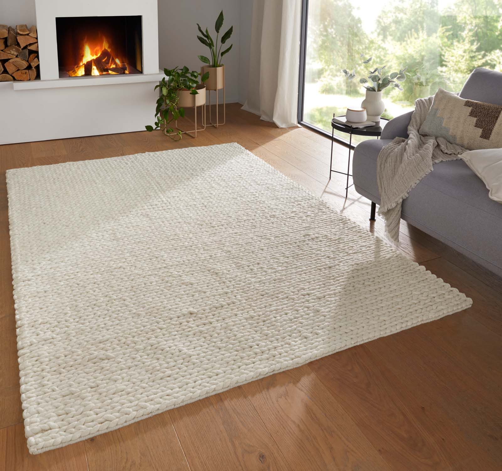 TaraCarpet Wollteppich TaraCarpet Zuerich Moderner Wollteppich handgearbeit günstig online kaufen