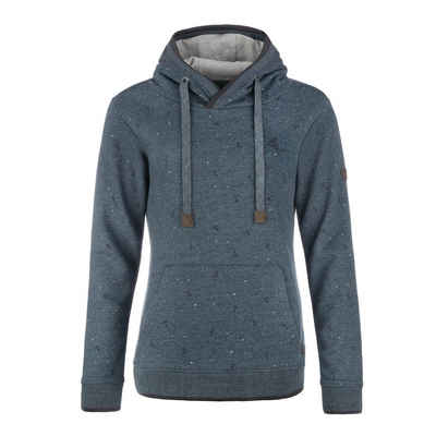 Leitfeuer Kapuzenpullover Damen Sweathoody Anker-Allover-Print - Hoodie Sweatshirt mit Kapuze