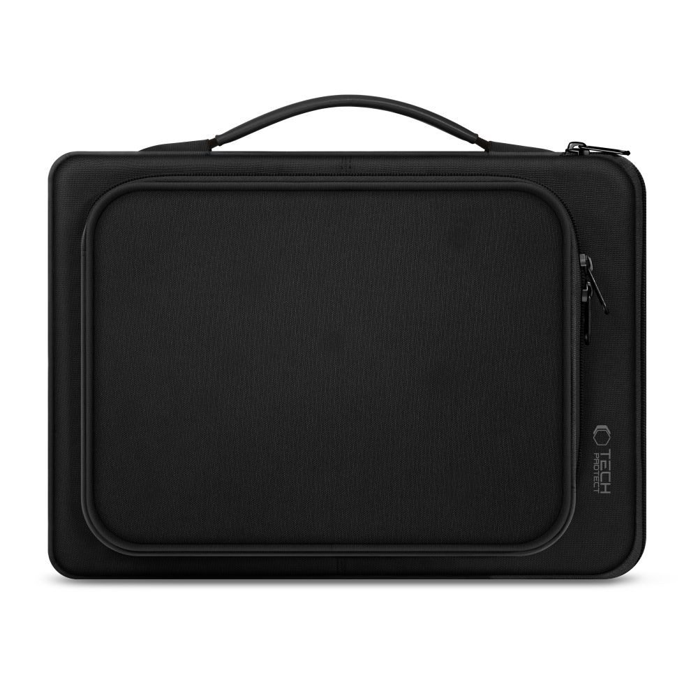 TECH PROTECT Laptoptasche Notebooktasche Schutzhülle Tragetasche (Spar-Set, 1-tlg., 35 x 25, 5 x 4, 5 cm leicht), gepolstert, Tragegriff, Reißverschluss, Zubehörfach