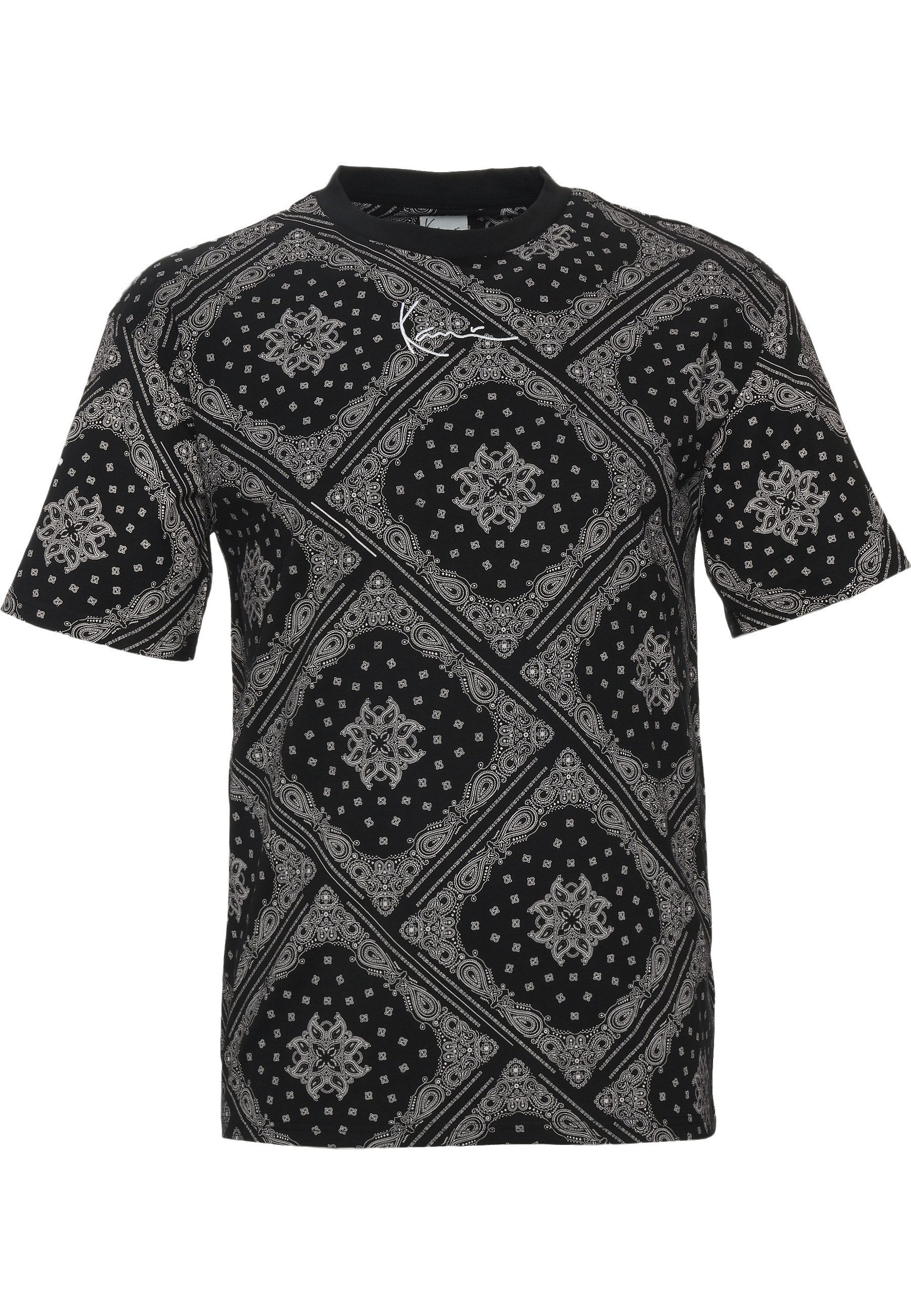 T-Shirt Karl Kani Herren KM232-042-1 KK Small Signature Paisley Tee