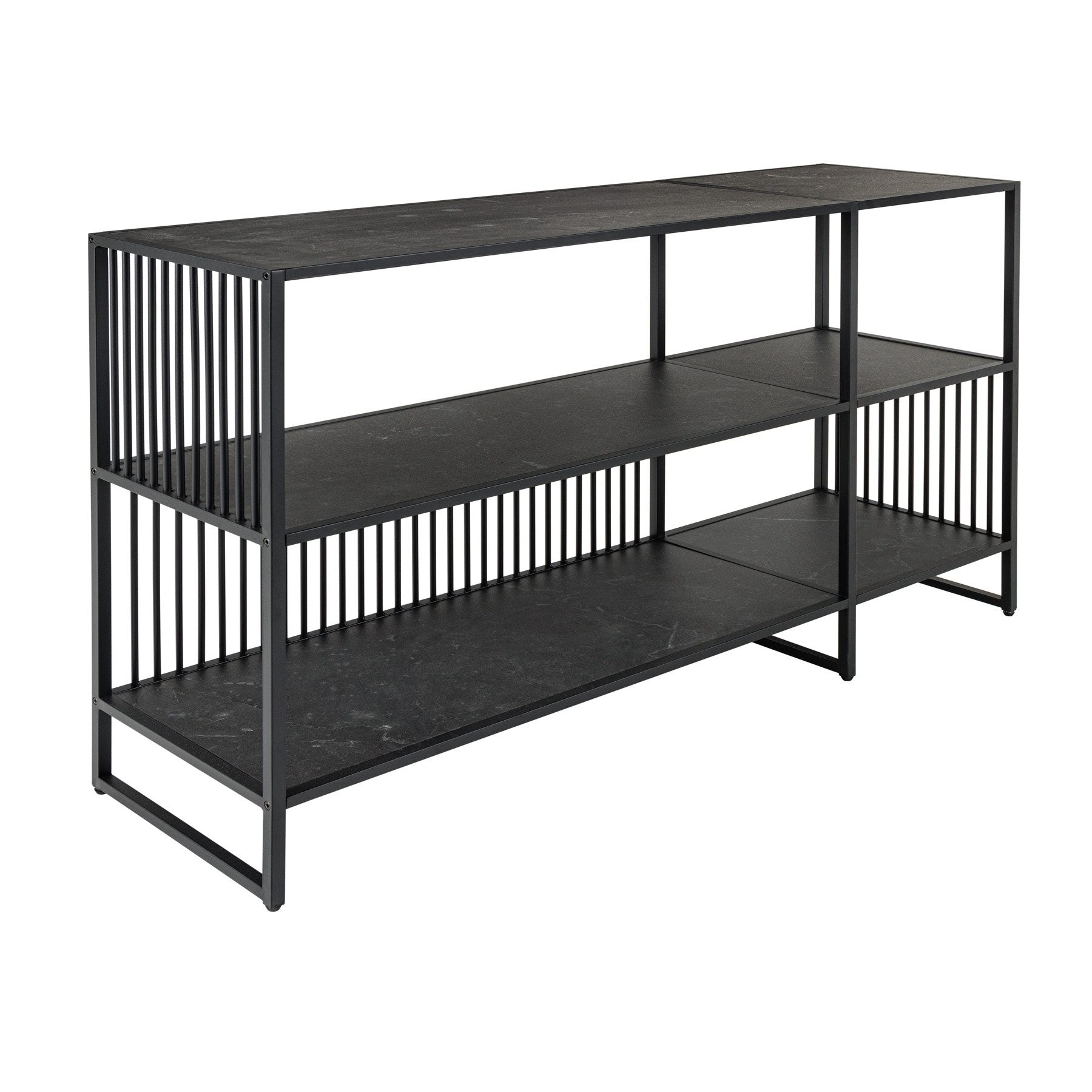 riess-ambiente Bücherregal ARCHITECTURE 120cm graphit · Standregal aus Meta günstig online kaufen