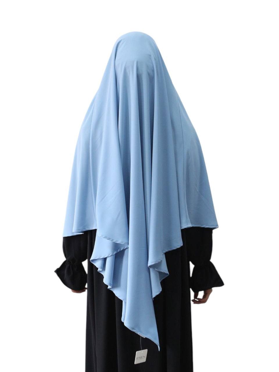 Aymasal Kopftuch Einlagiger Khimar Hiba Medina Seide Medine Seide islamische Mode, (Single item), Einlagiger Khimar Hiba aus Medina Seide – Elegante islamische Mode