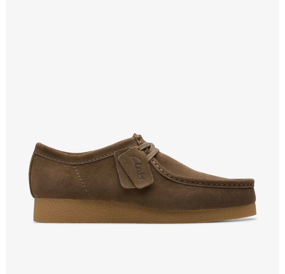 Clarks Clarks - WallabeeEVO - Oliv Schnürschuh