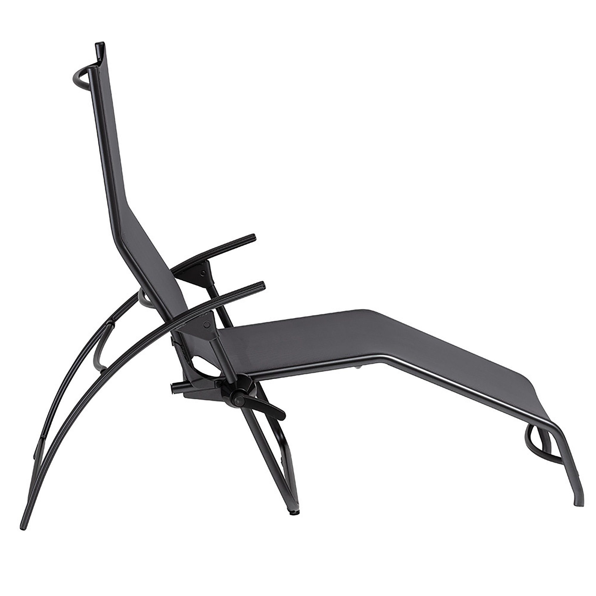 KETTLER Gartenliege Bäderliege TAMPA in ANTHRAZITANTHRAZIT, Aluminium