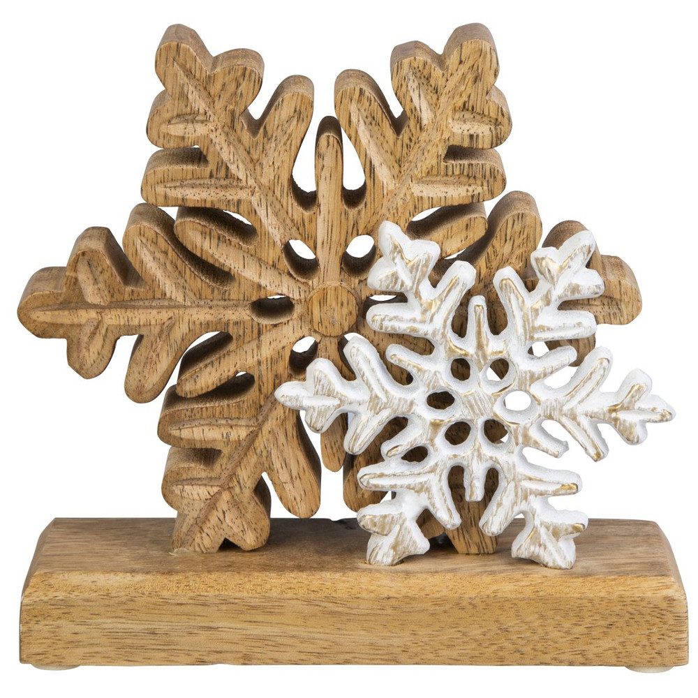 MICA Weihnachtsfigur Standdeko - Schneeflocken - günstig online kaufen