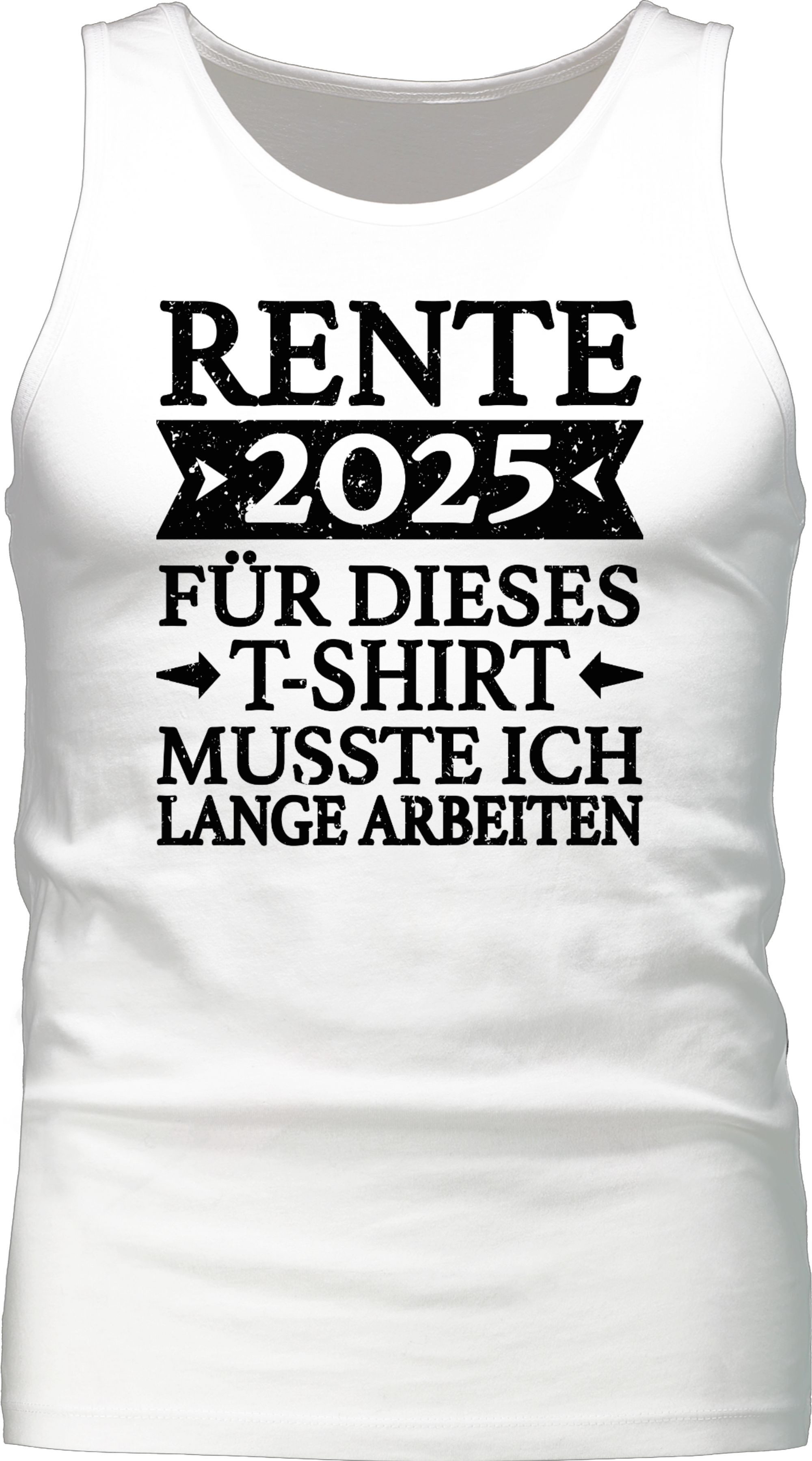 Shirtracer Tanktop Rente 2025 für dieses günstig online kaufen