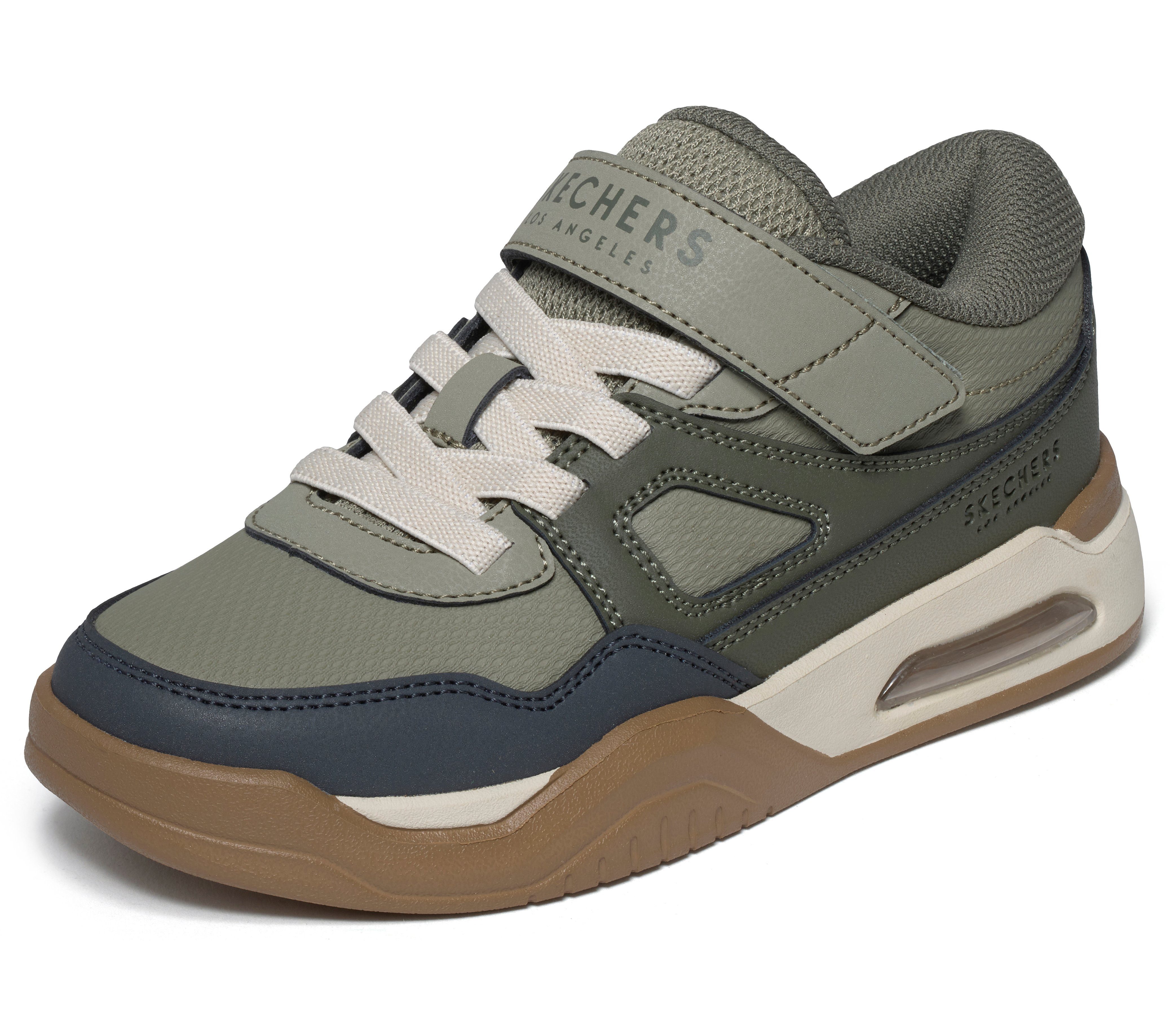 Skechers COURT TECH Sneaker Slip-on Sneaker mit Klettverschluss, Grössenschablone zum Download