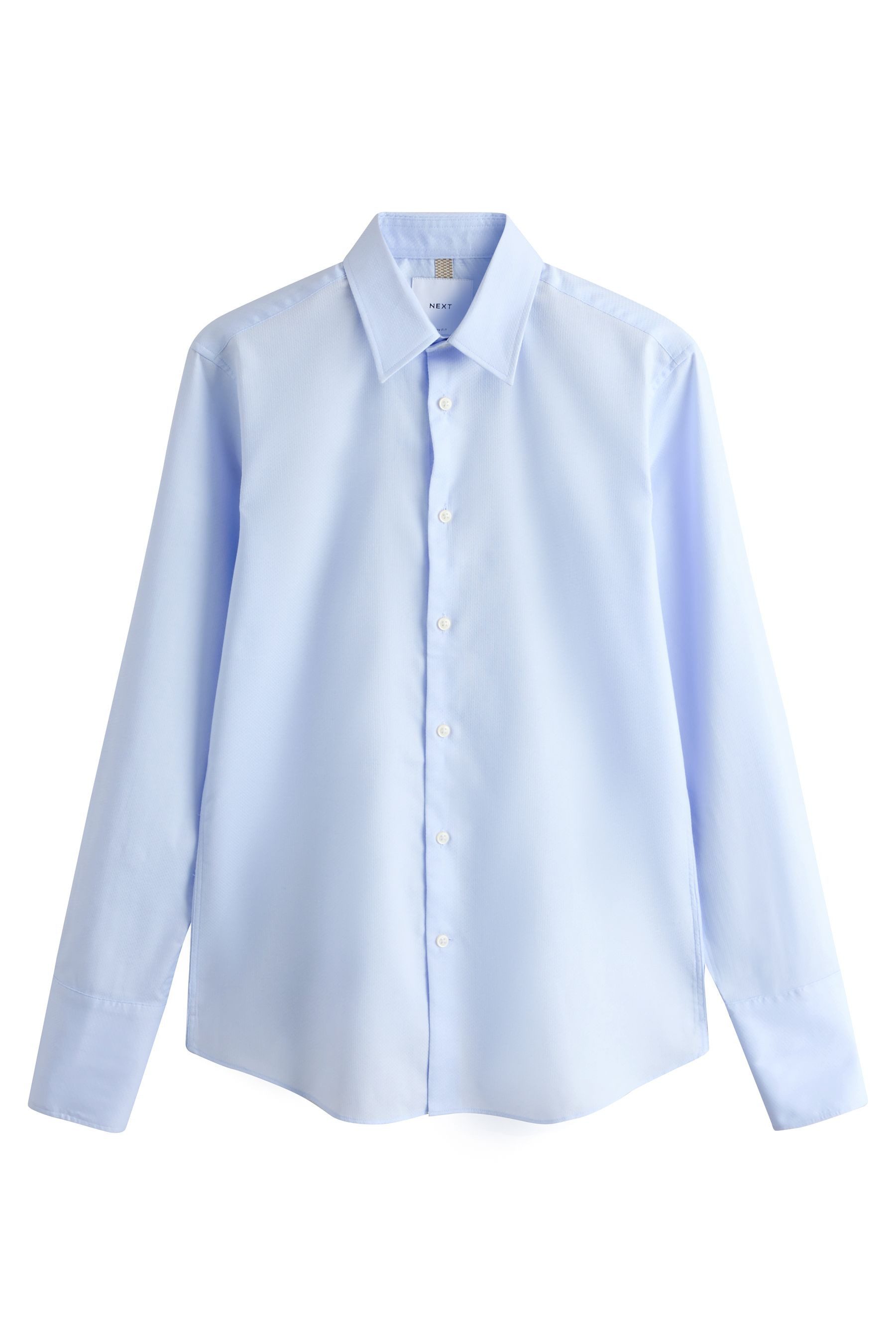 Langarmhemd Pflegeleichtes, edles Slim Fit Hemd mit Baumwolle
