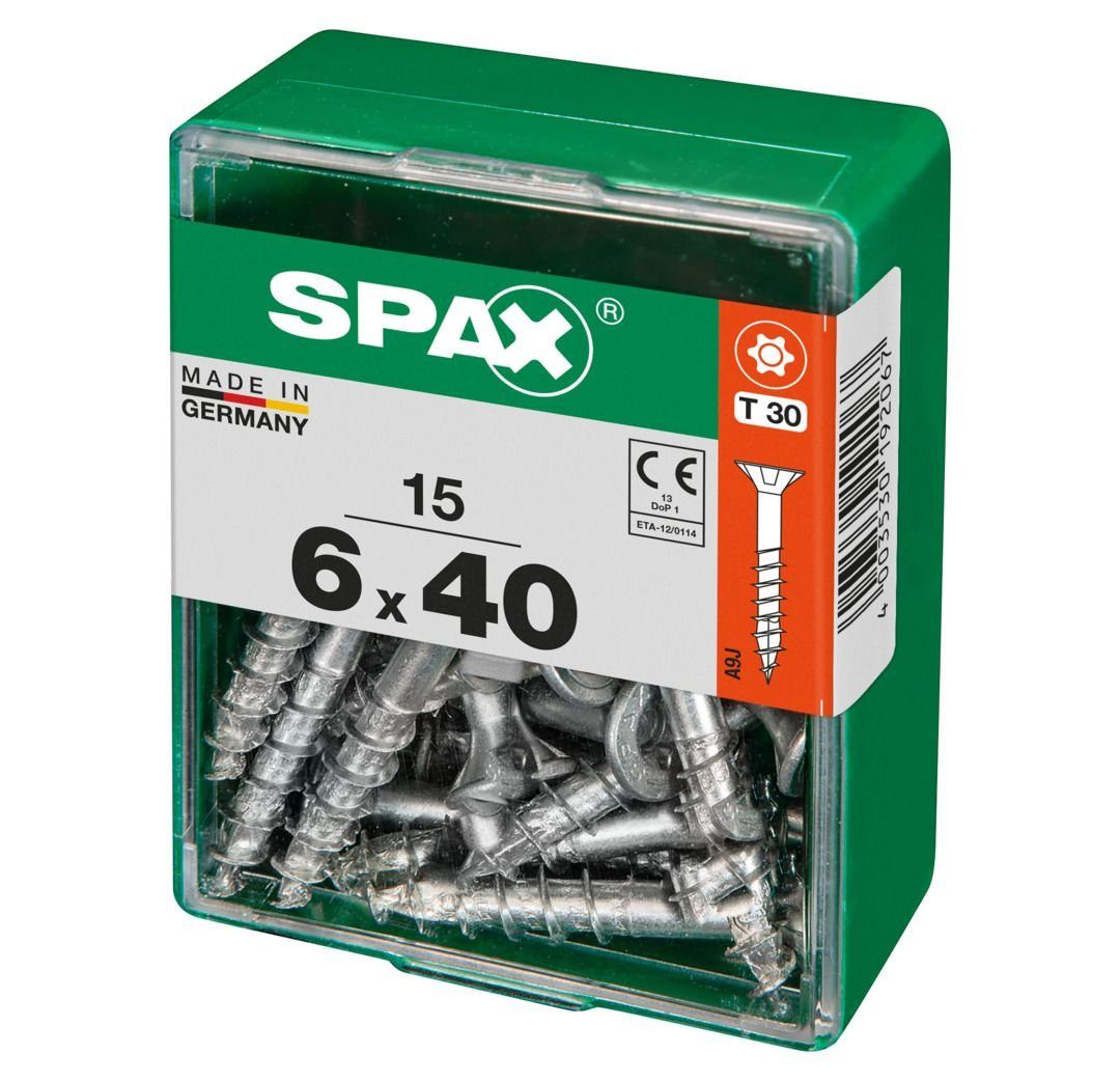 Holzbauschraube mm Spax 15 x Universalschrauben - 6.0 30 TX 40 SPAX