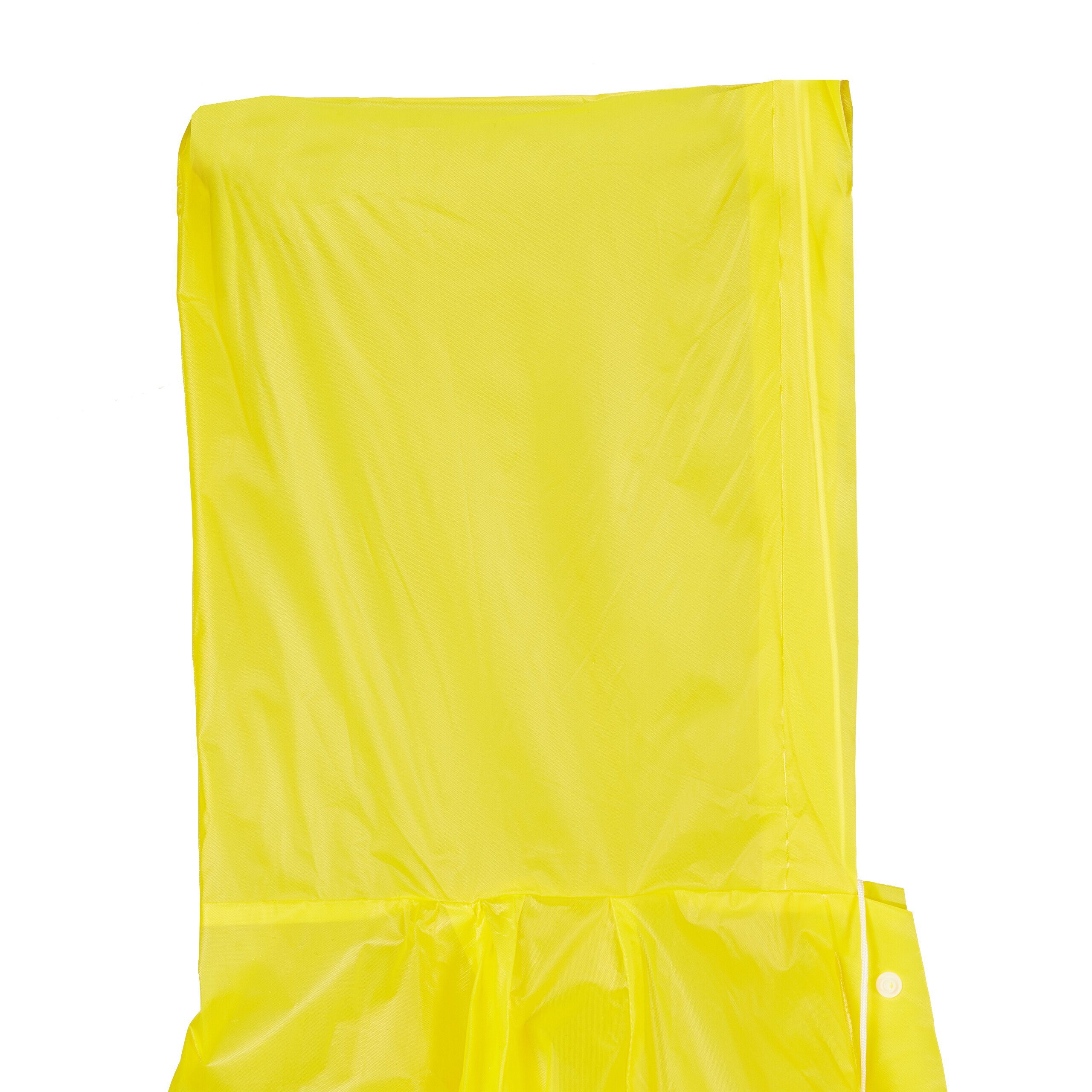 Regenmantel im relaxdays Weiß Gelb 2er Regenponcho Set Gelb
