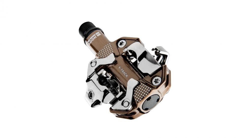 Look Klickpedale LOOK X-Track Gravel Edition Bronze Klickpedale - 350 mm² Plattform, SP