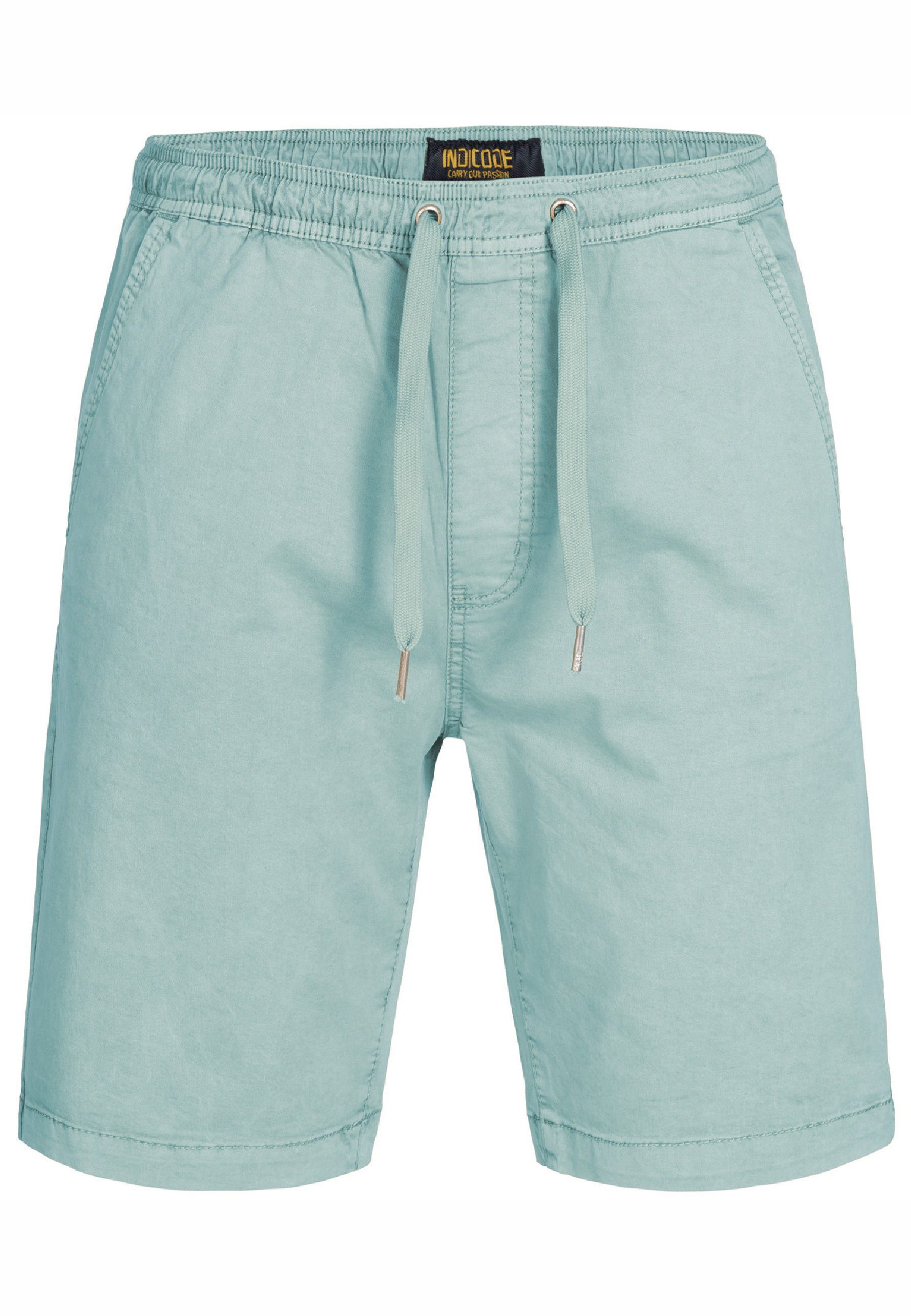 Indicode Chinoshorts Kelowna mit elastischem Bund günstig online kaufen