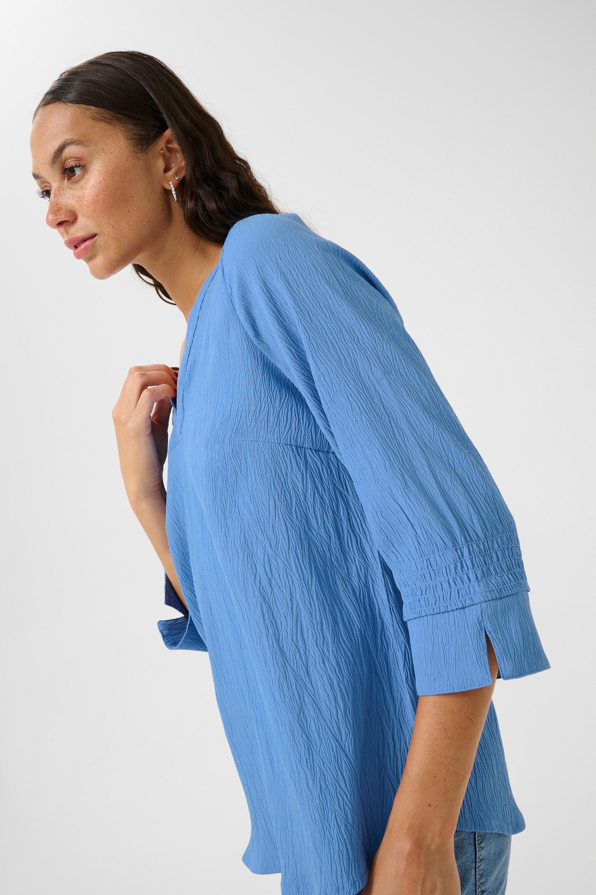 KAFFE Langarmbluse Langarm-Bluse KAlinda
