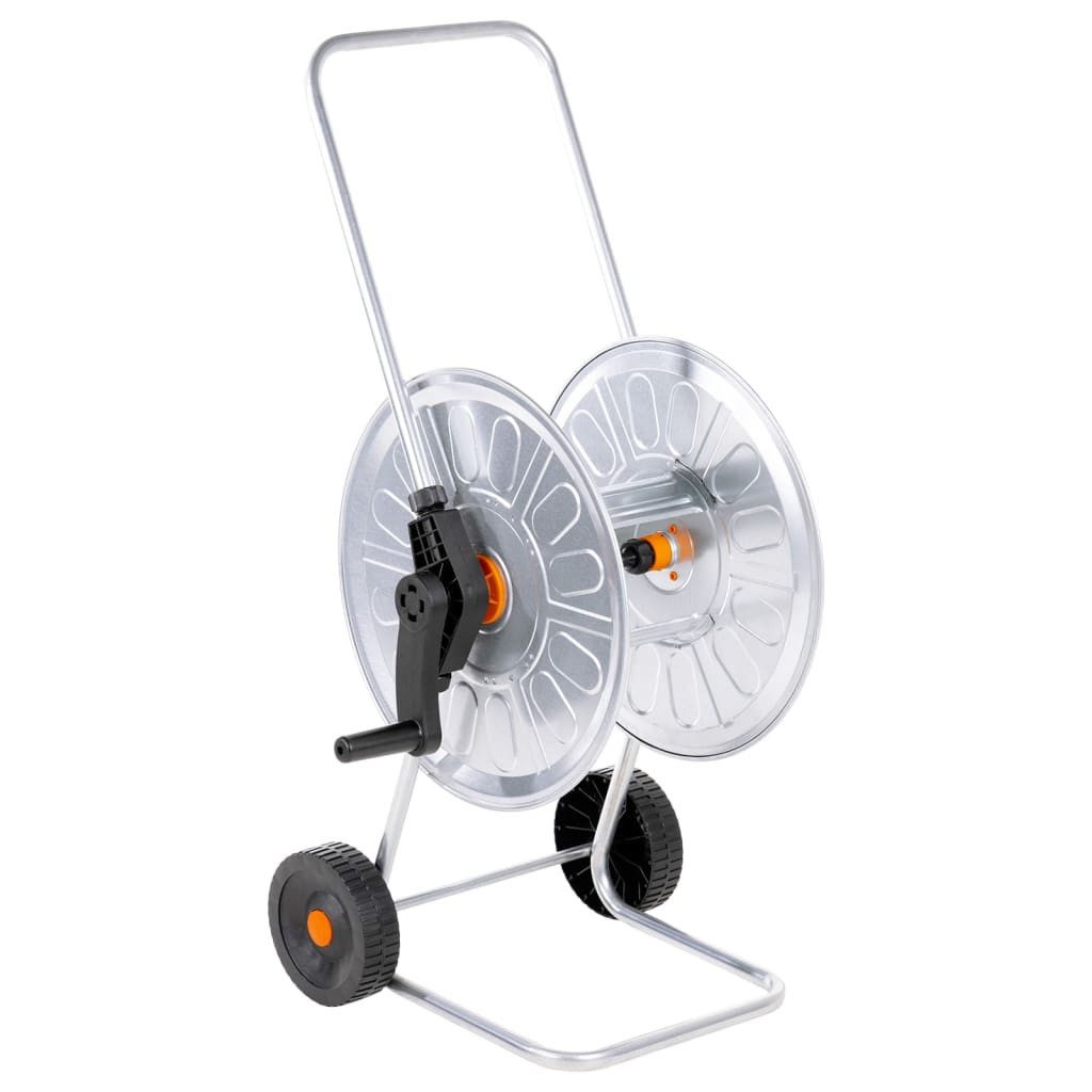 vidaXL Schlauchwagen 40 cm Schlauchwagen für 60 m 12 Schlauch Stahl