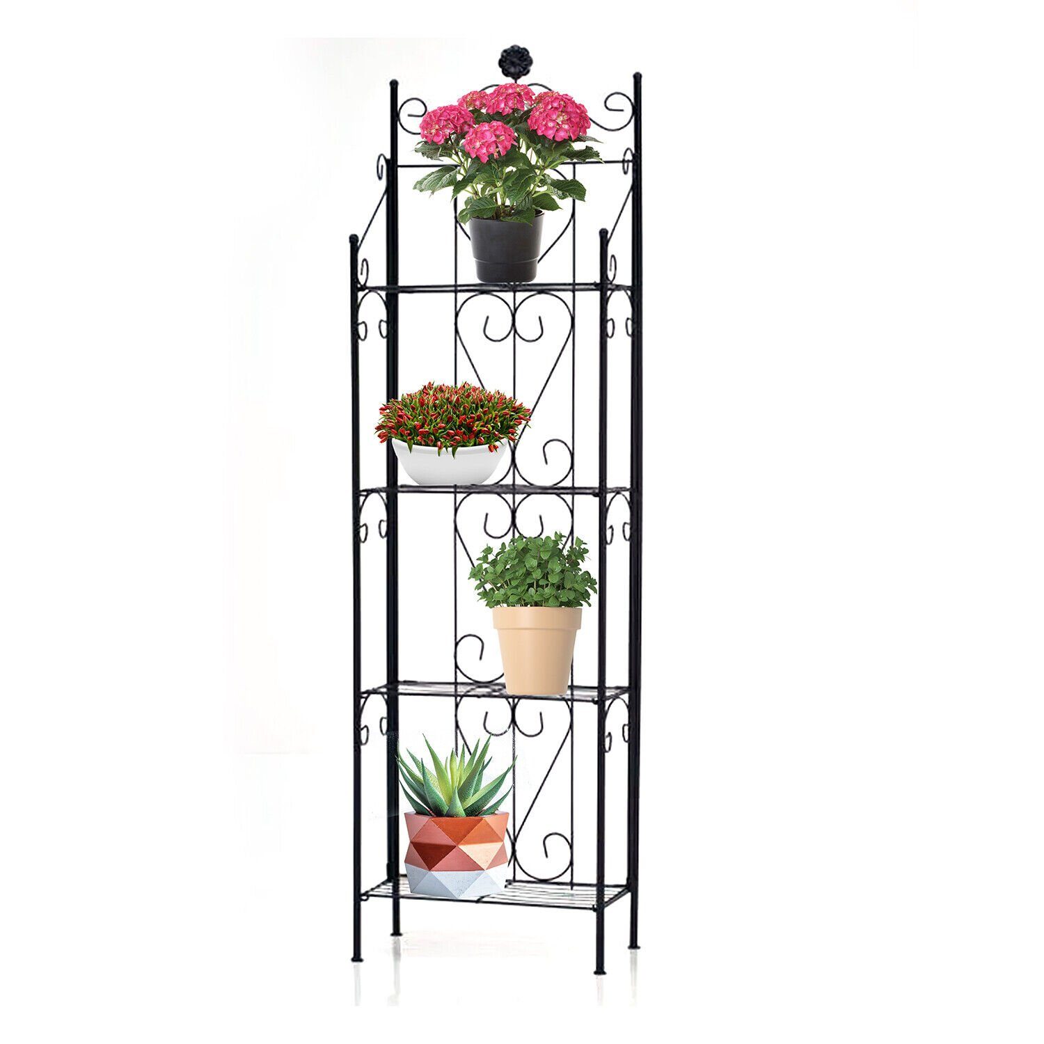 Defactoshop Blumenständer Pflanzenregal stufig, Pflanzentreppe, Gartenregal günstig online kaufen