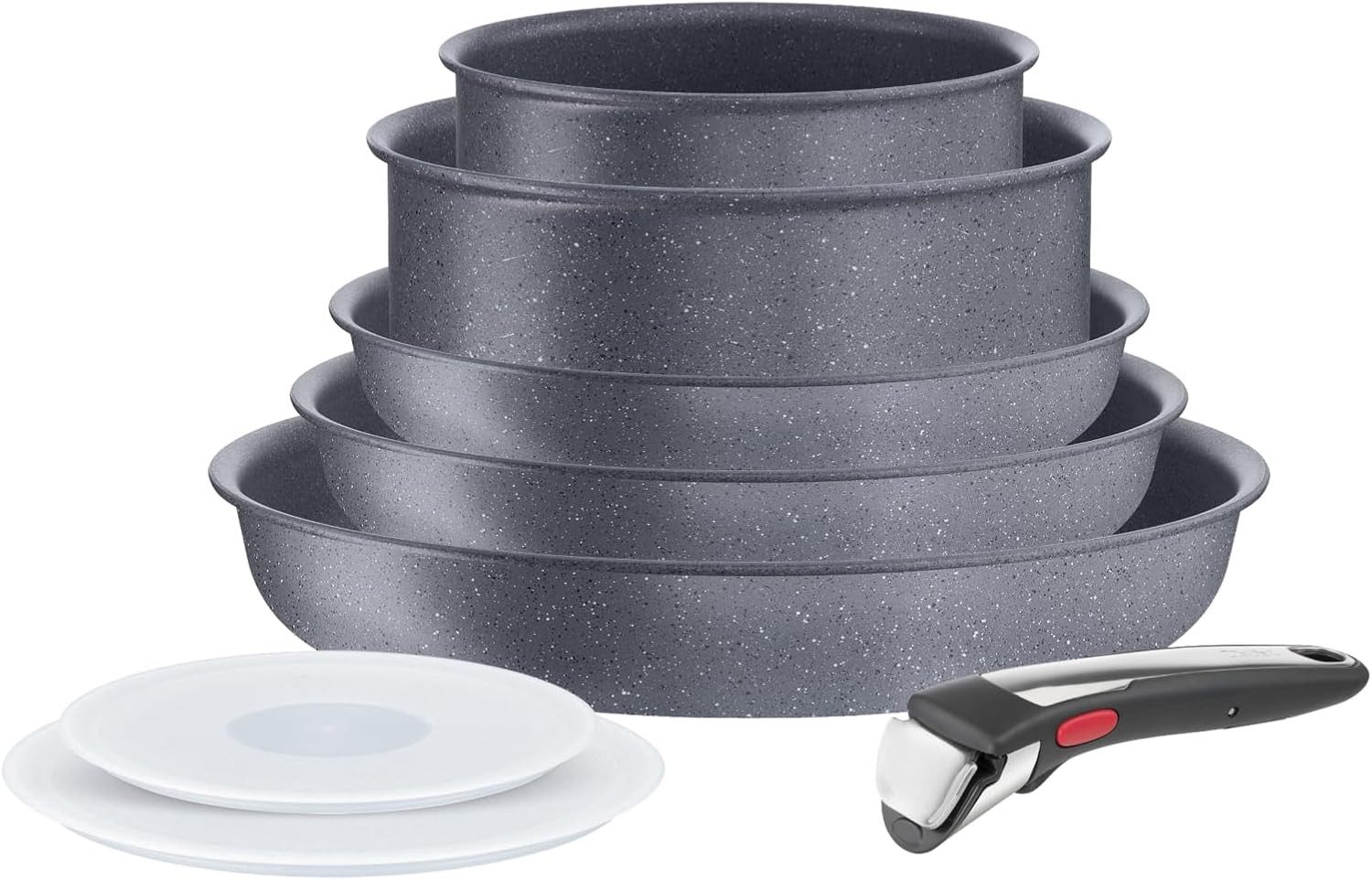 Tefal Topf-Set Tefal Ingenio L7669802 Kochgeschirr, 8-teilig, Induktion, (8-tlg)