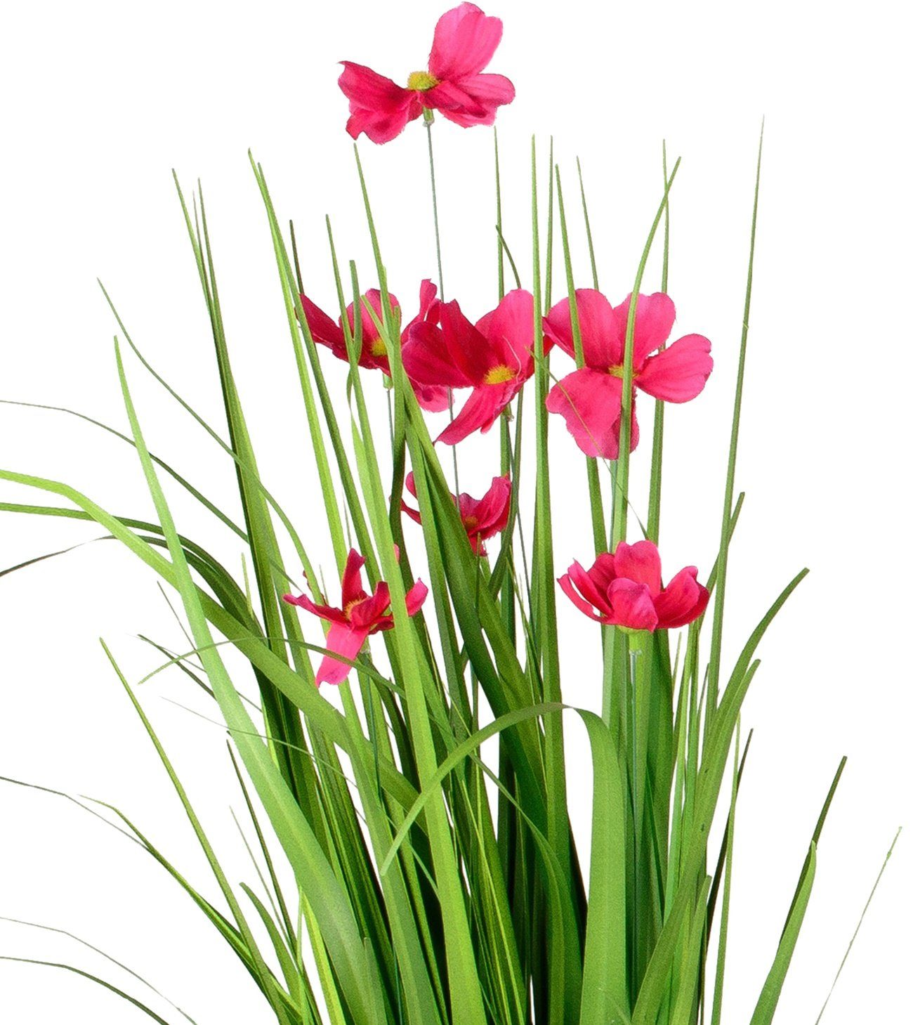 cm Höhe dekojohnson dekojohnson, Künstliche Deko-Pflanze Cosmea-Blume als Kunstblume 60 Bund Kunstpflanze, blühende