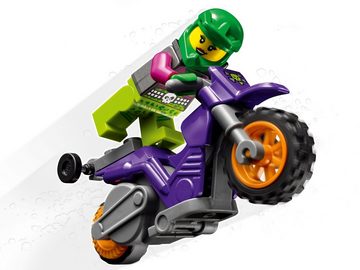 LEGO® Konstruktionsspielsteine LEGO® City - Wheelie-Stuntbike, (Set, 15 St)