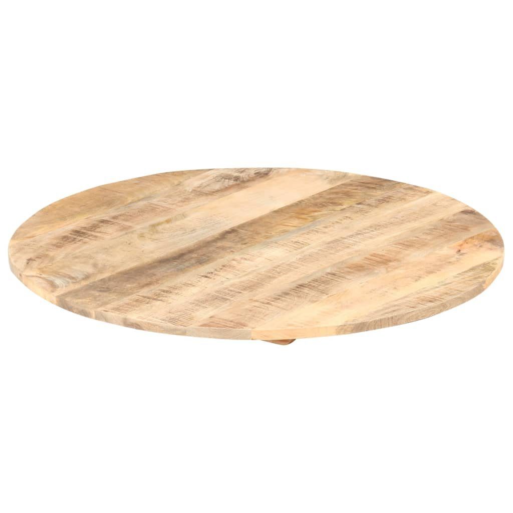 15-16 80 furnicato Mango St) (1 Massivholz mm Rund Tischplatte cm