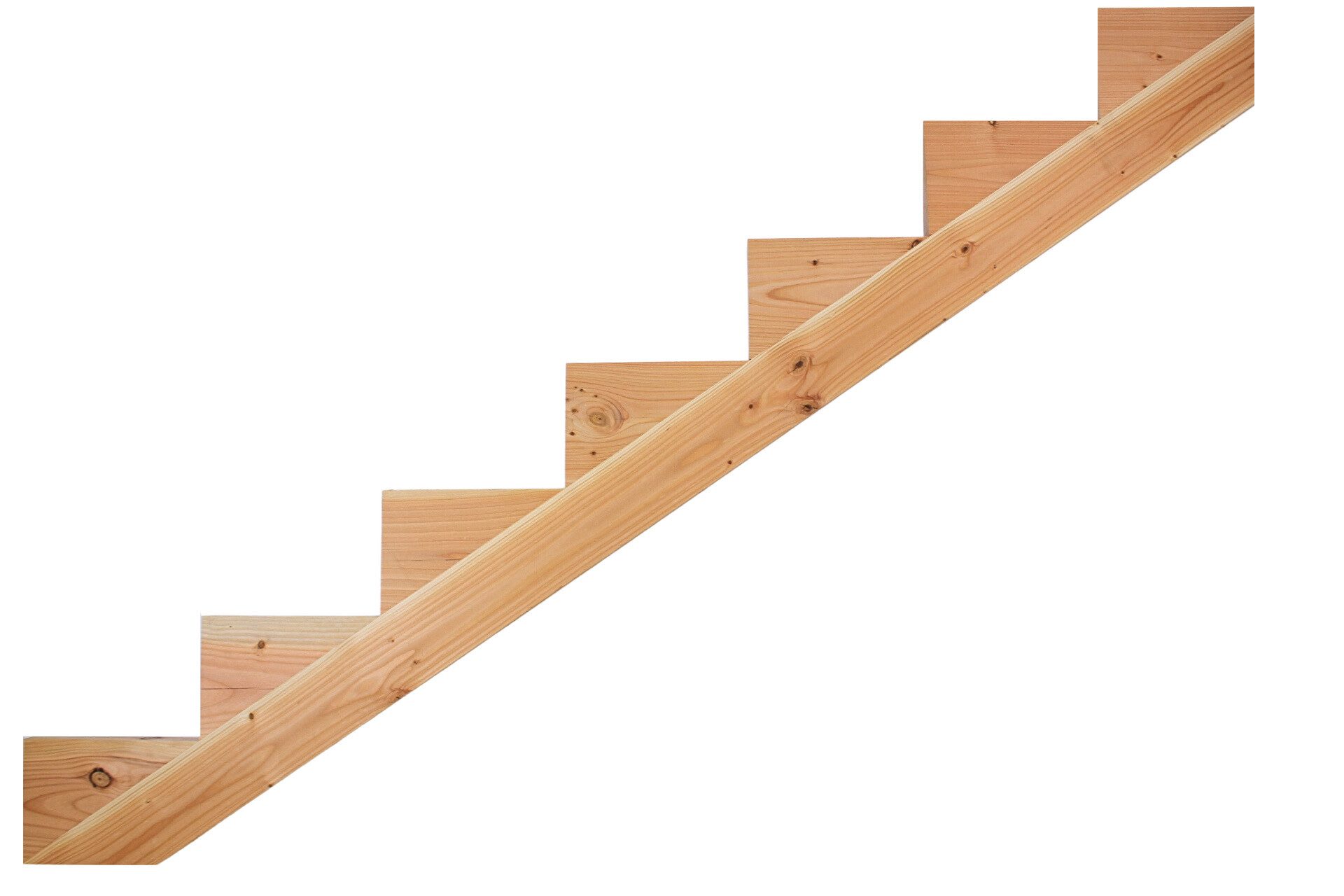 Treppenstufe Treppenwange aus Lärchenholz für Stufen Massivholz 1 Stück